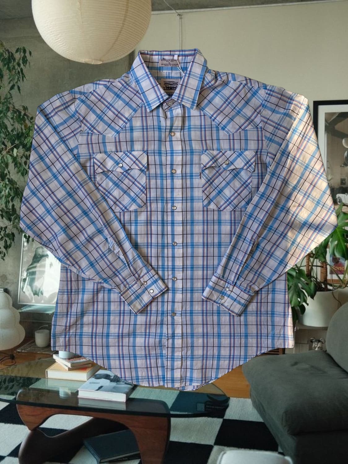 리바이스 체크 셔츠 (Man XL) AB1338 상품이미지1