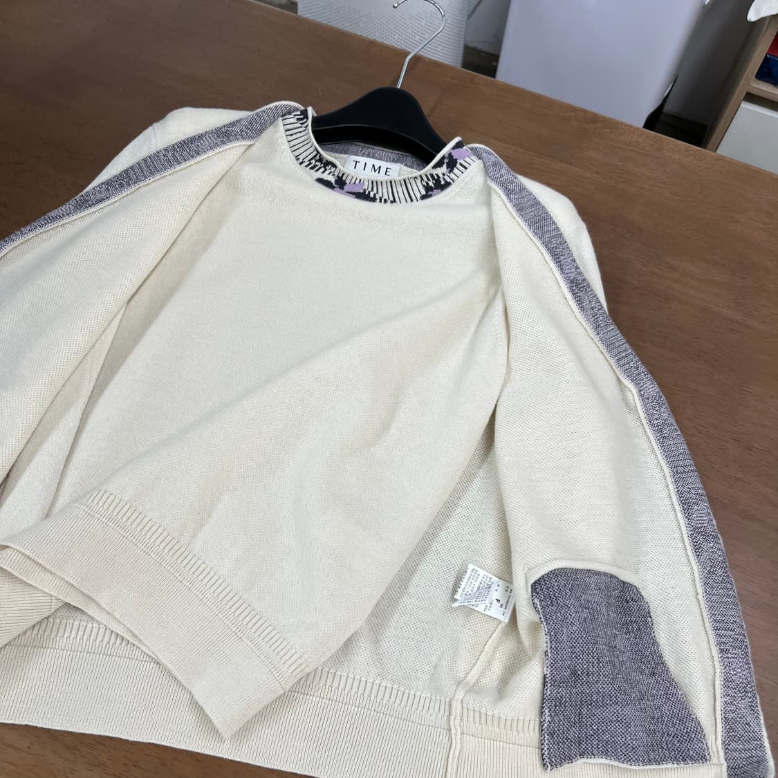 타임 우먼 캐시미어 블렌드 베스트/가디건 세트 F(90) 상품이미지4