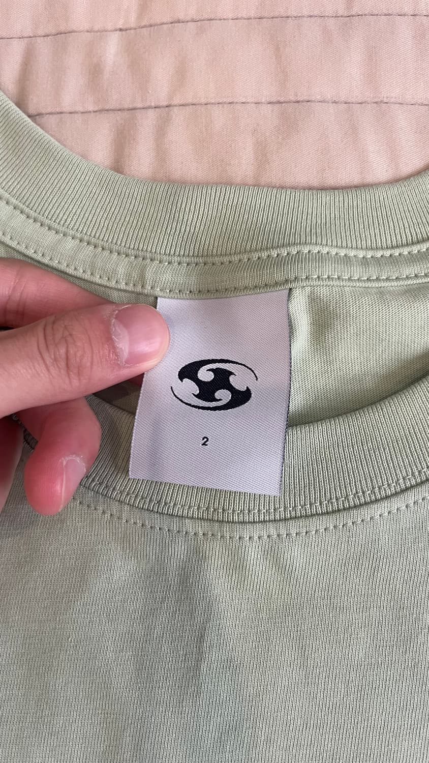산산기어 로고 그린 티셔츠 상품이미지4