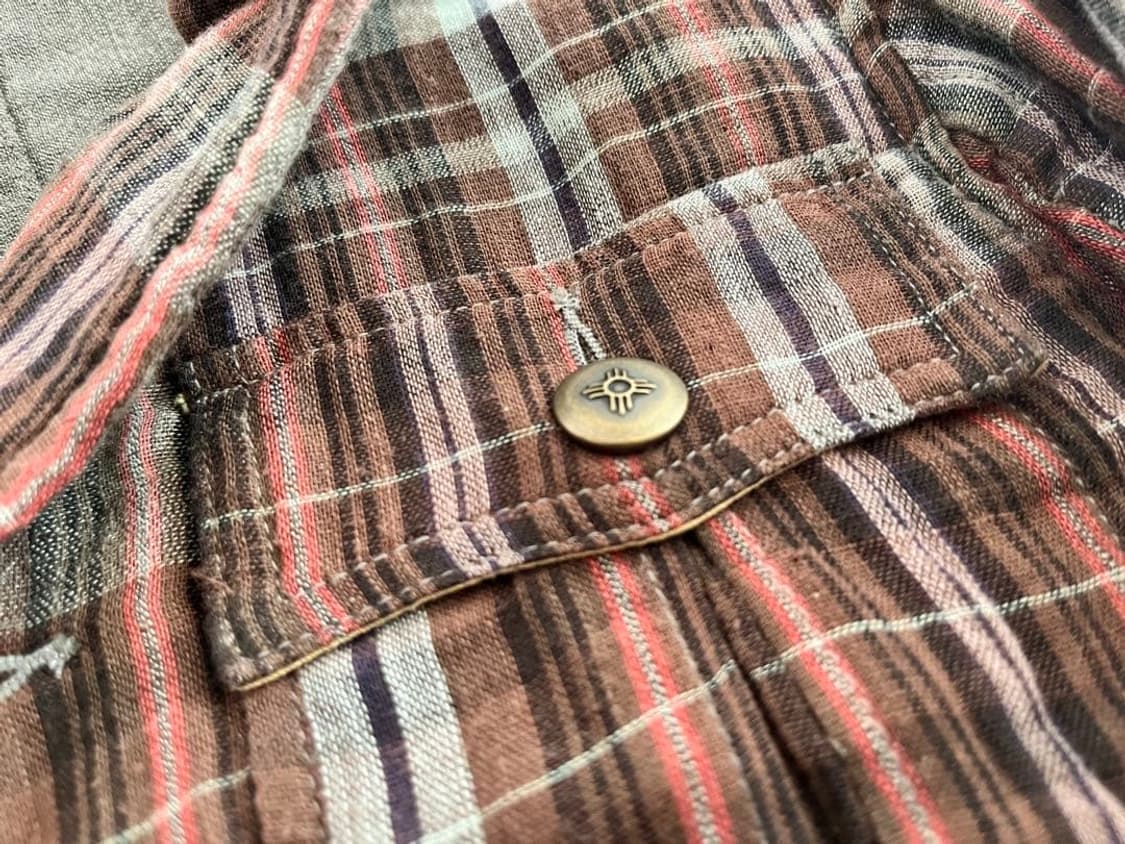 (착샷o) Kapital 캐피탈 체크 자켓 상품이미지5