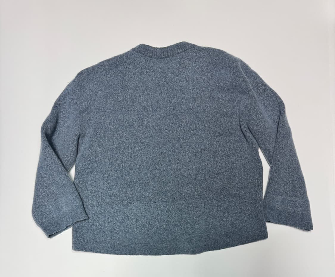 여성 한섬 시스템 23년도 부클 크롭 니트 상품이미지2