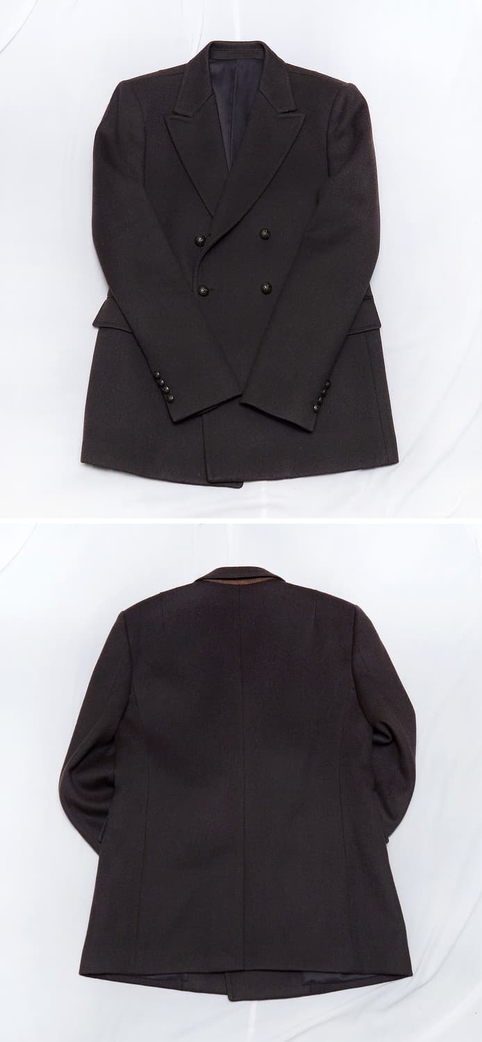 타임옴므 시그니쳐 퓨어울 더블 피코트 블레이저 자켓 (95-100) 상품이미지4