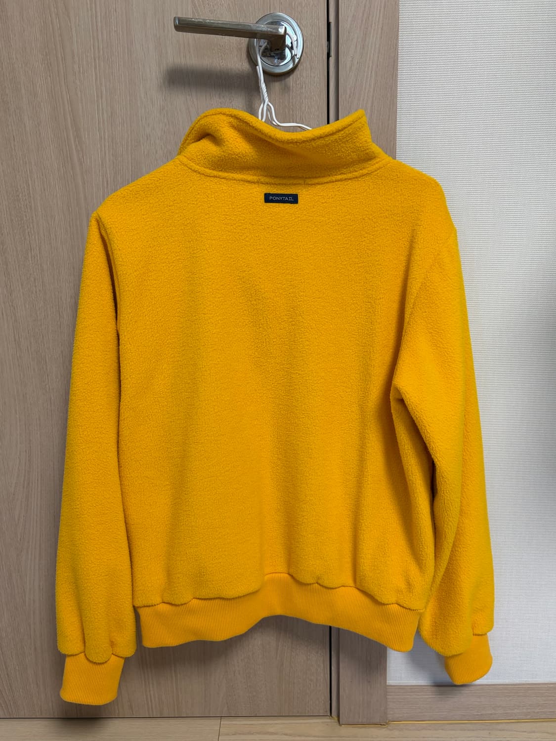 포니테일 플리스 하프 집업 풀오버 상품이미지6