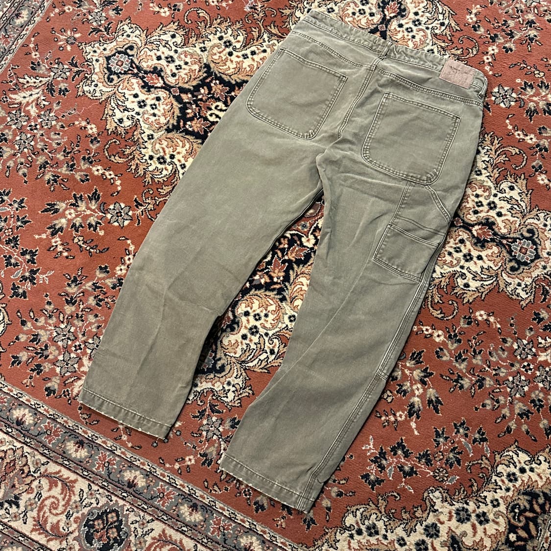 아베크롬비 더블니 팬츠 카키 (32) 상품이미지4