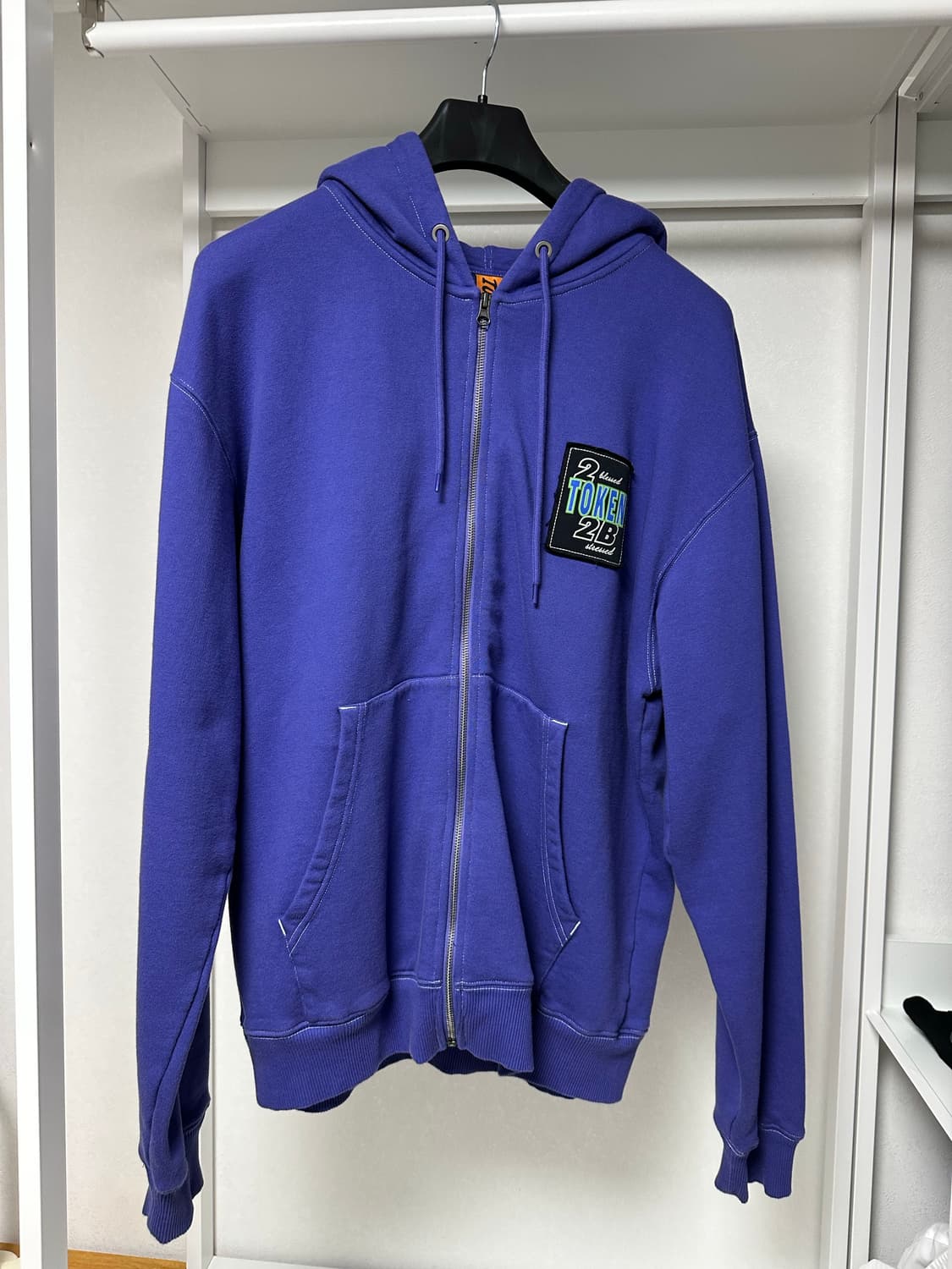 Token 보라 후드집업 XL 급처 상품이미지1