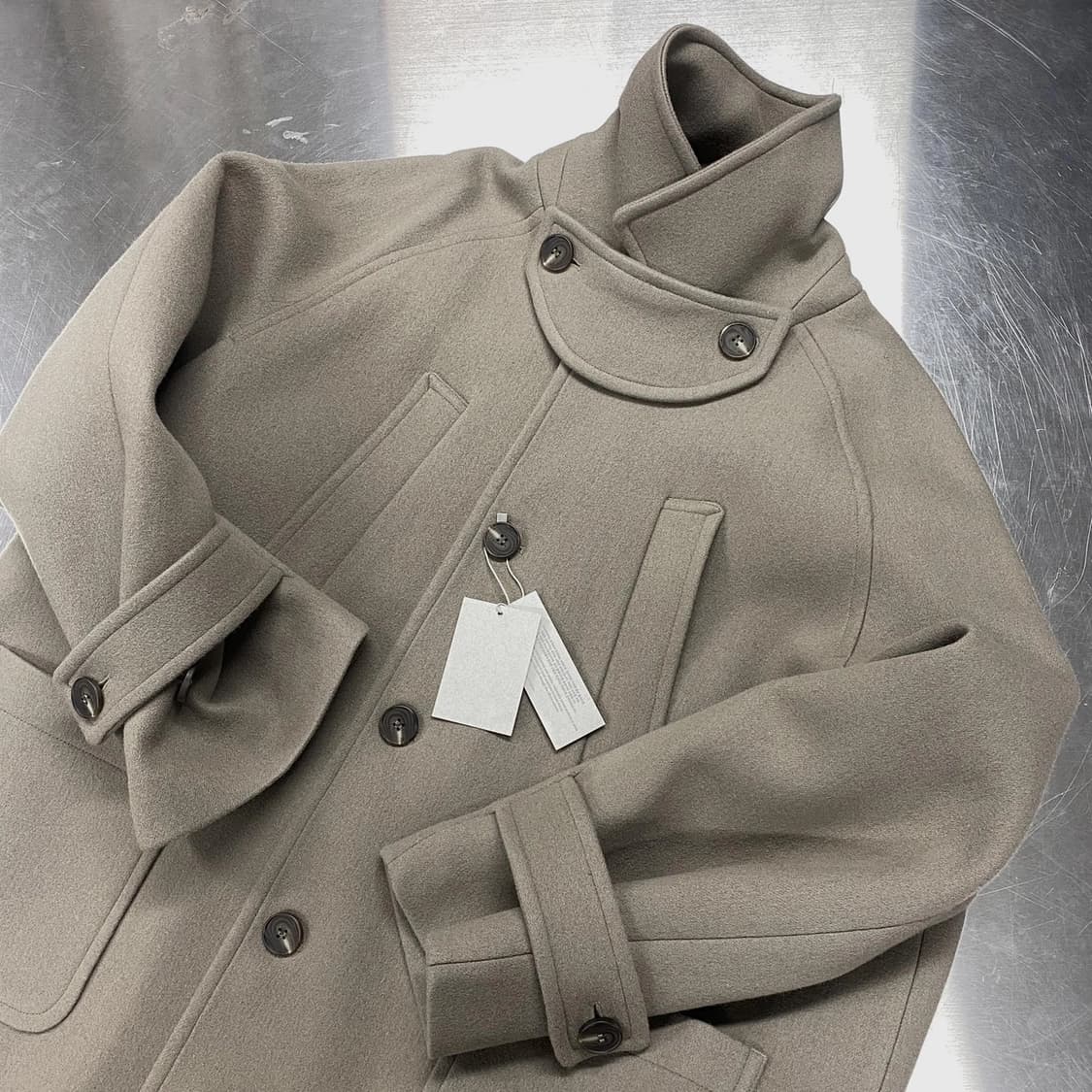 언더마이카 발마칸 코트 베이지 0사이즈 상품이미지3