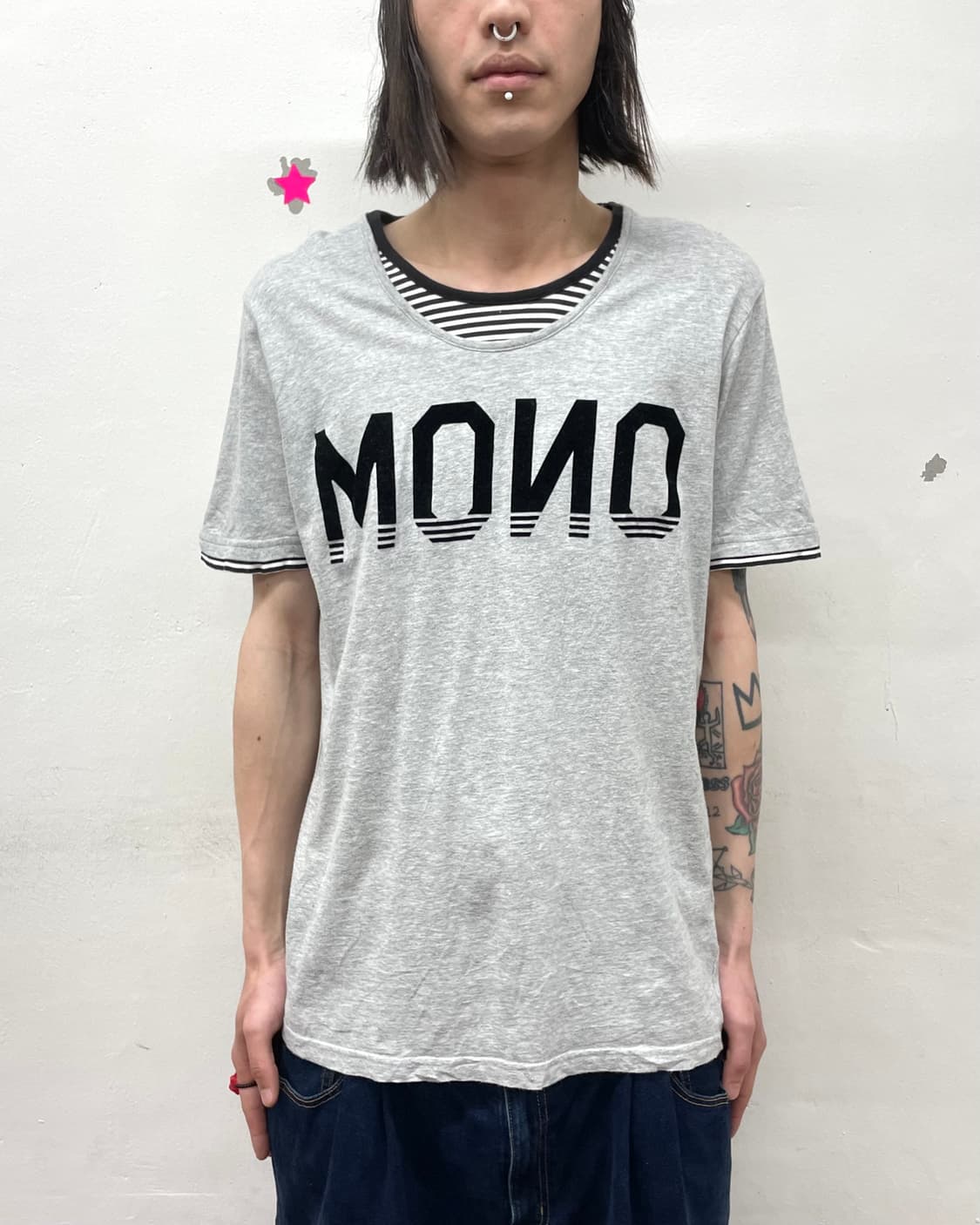 Mono straight Layered T-Shirt  상품이미지1