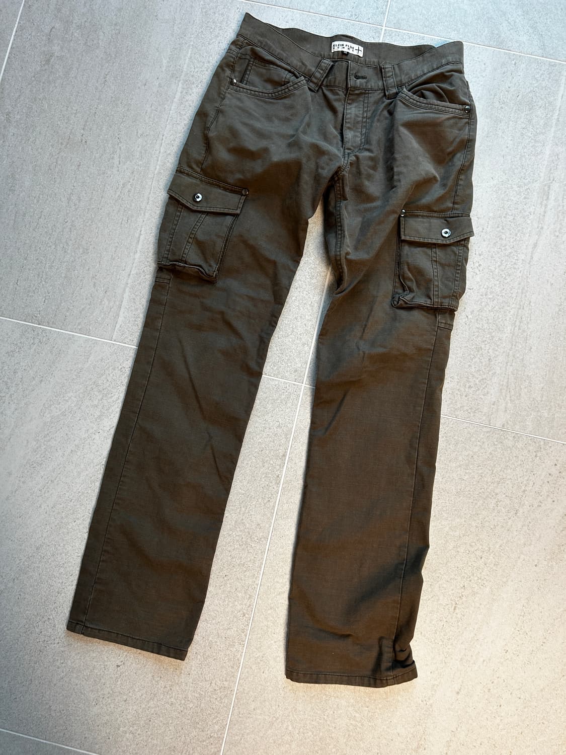 klein plus homme 카키 카고팬츠 상품이미지2