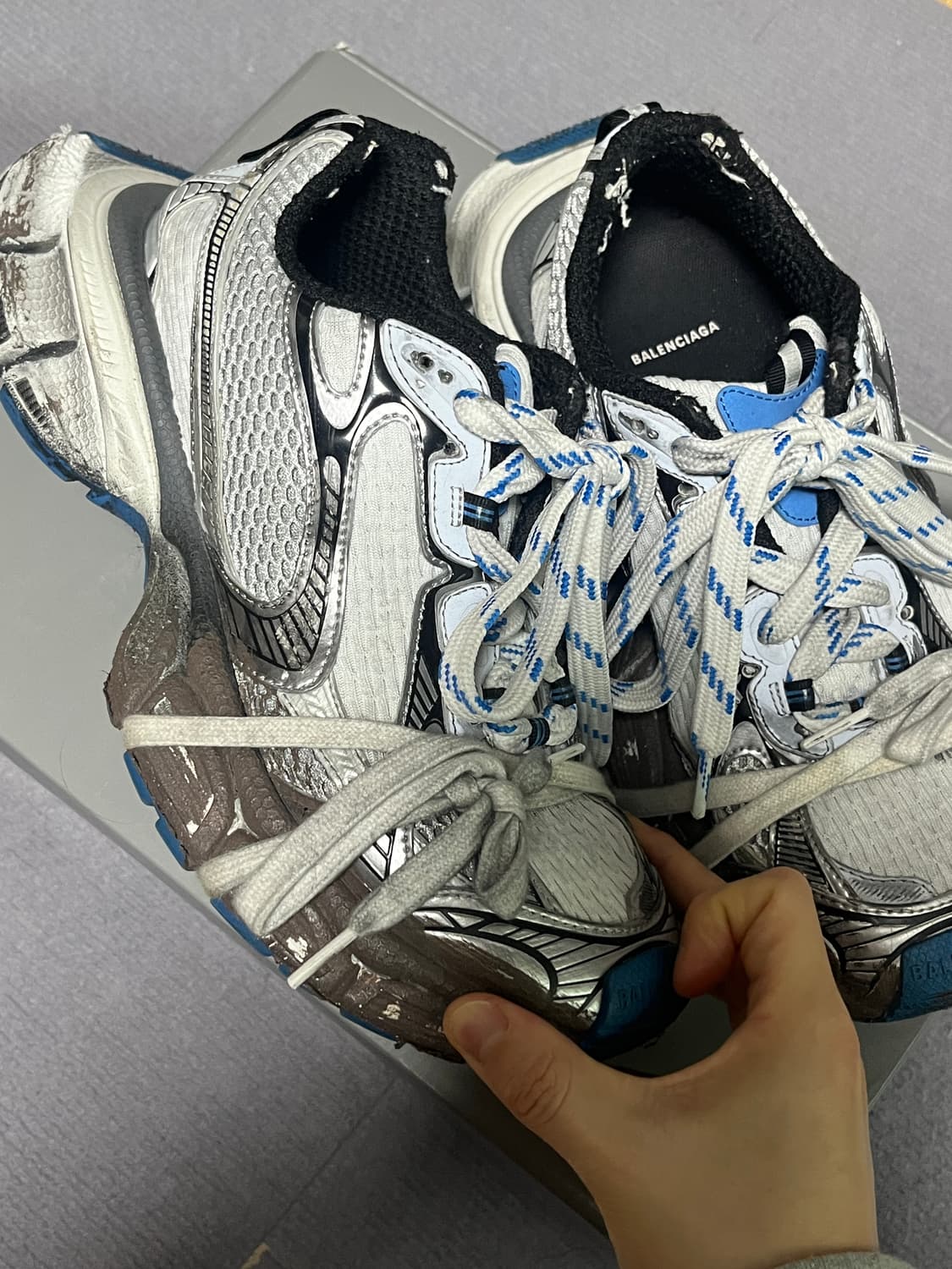 발렌시아가 3xl 블루 원아웃 39 상품이미지2