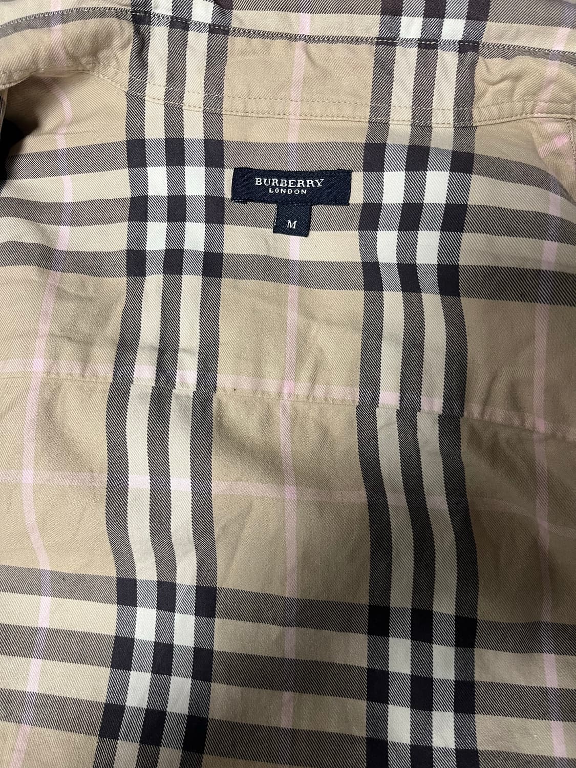 버버리 런던 체크 셔츠 상품이미지3