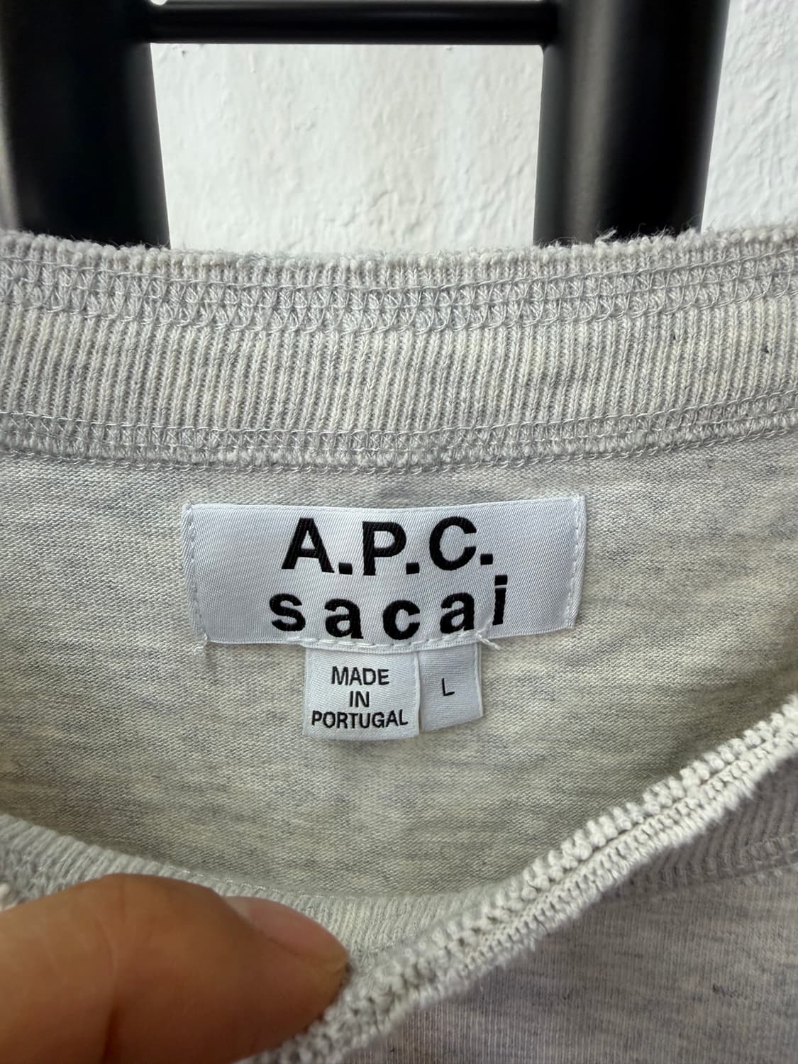 정품) A.P.C. 아페쎄 x 사카이 콜라보 남성 반팔티 L 상품이미지6
