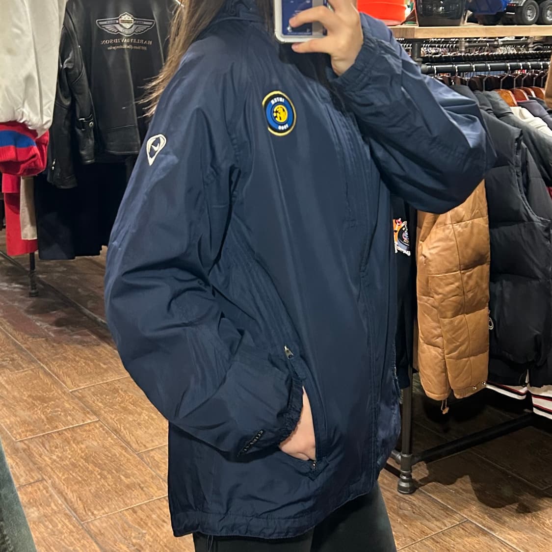 [HI] 나이키 nike 바람막이 네이비 상품이미지4