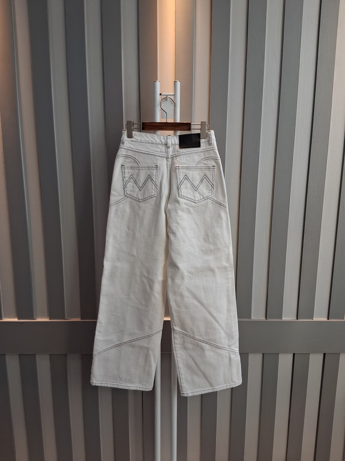 마뗑킴  정품 화이트팬츠 상품이미지6