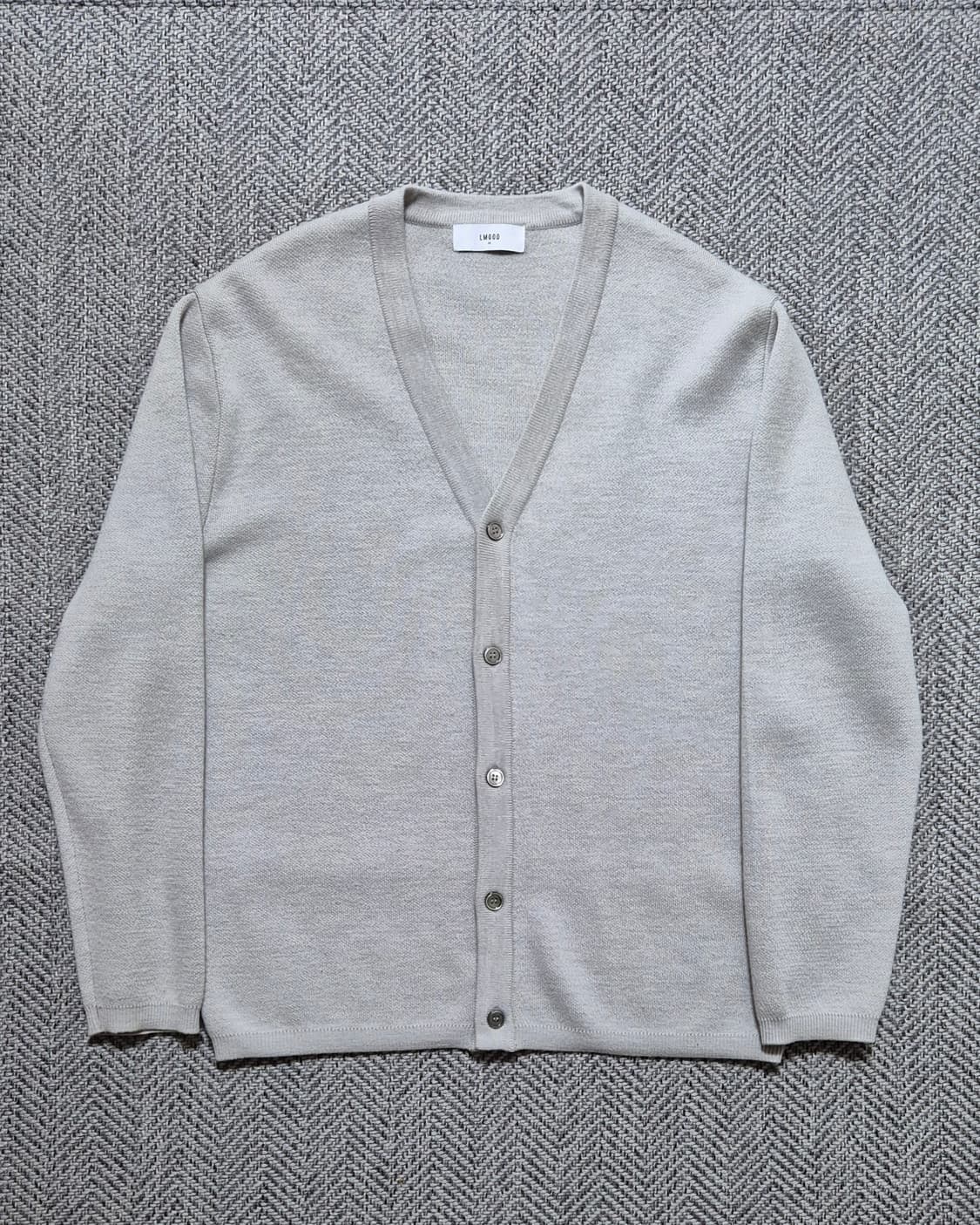 엘무드 화란 세미오버 가디건 44 클라우드 그레이  상품이미지1