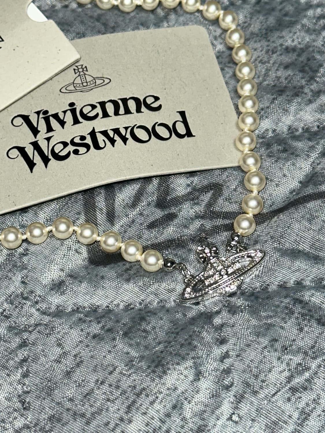 풀박) 비비안웨스트우드 미니 바스 릴리프 초커 상품이미지3