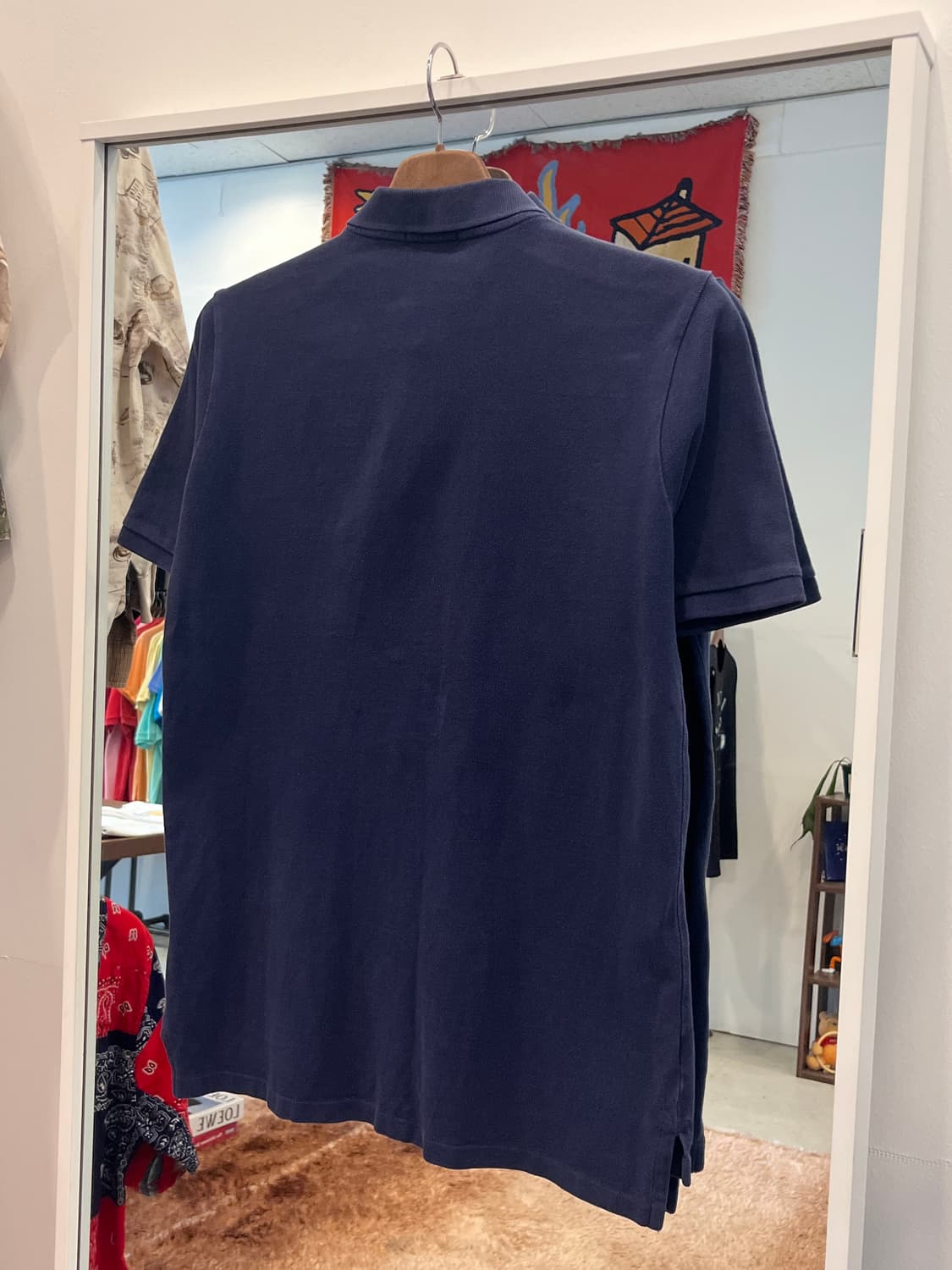 Polo RL 폴로 랄프로렌 카라티 pk 반팔 티셔츠 (navy) 상품이미지3