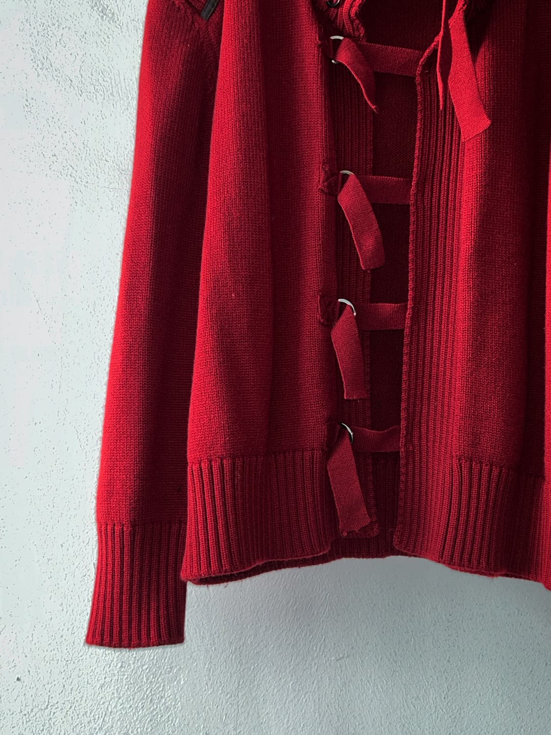 Vintage Toggle strap knit cardigan 상품이미지5