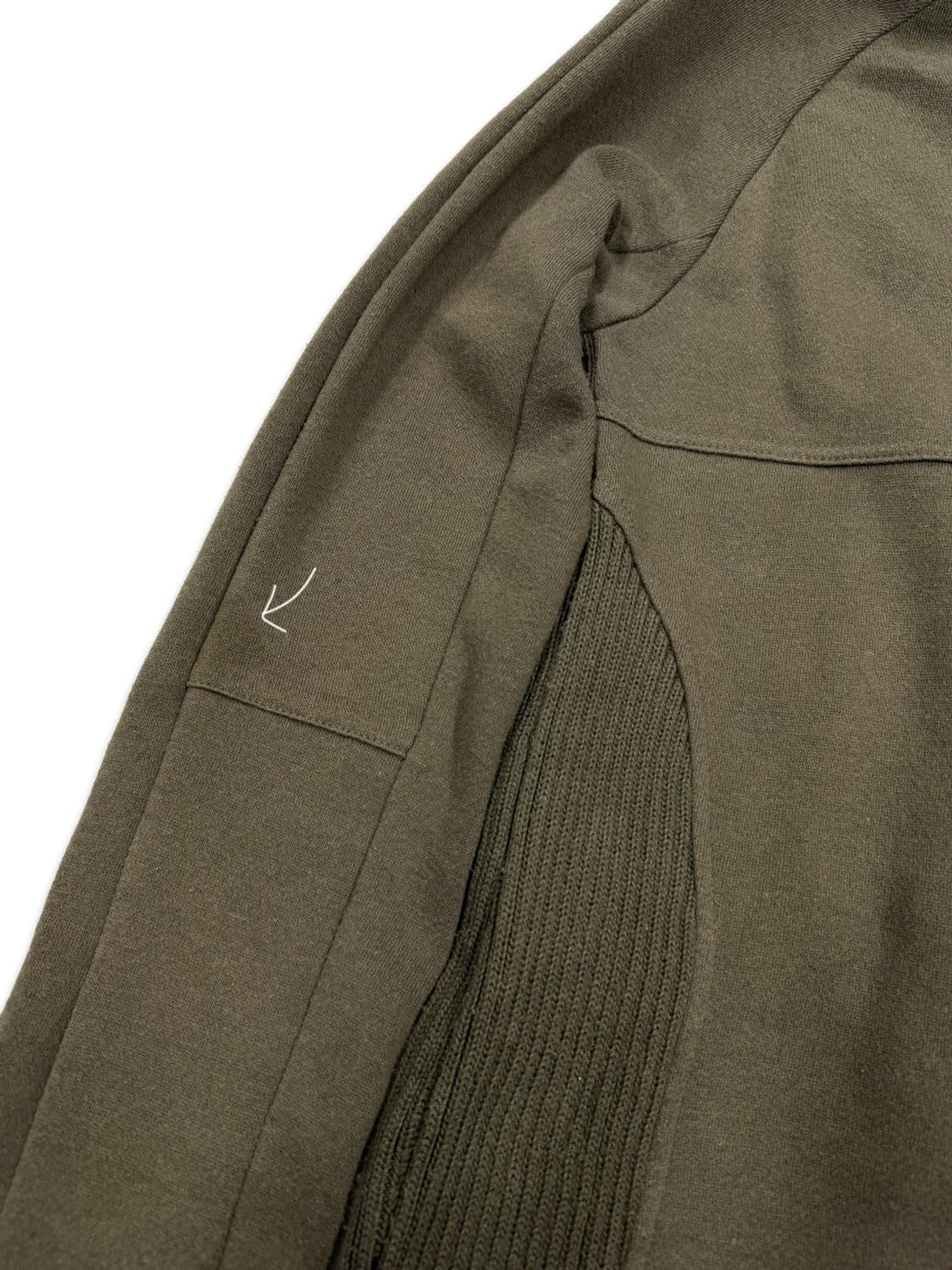 빈티지 Von Dutch 카키 니트 후드 집업 상품이미지8