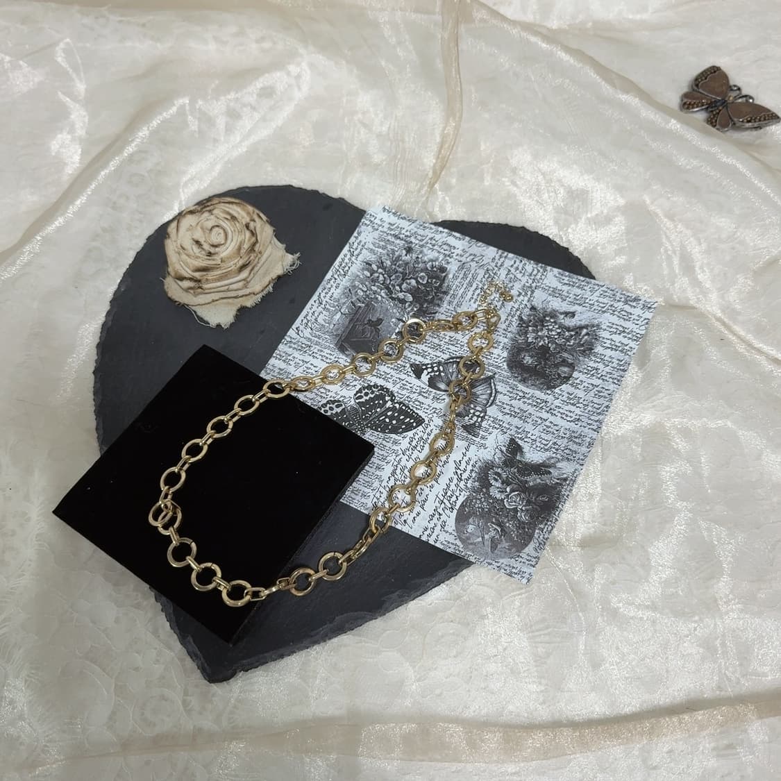 빈티지  체인 목걸이 상품이미지2