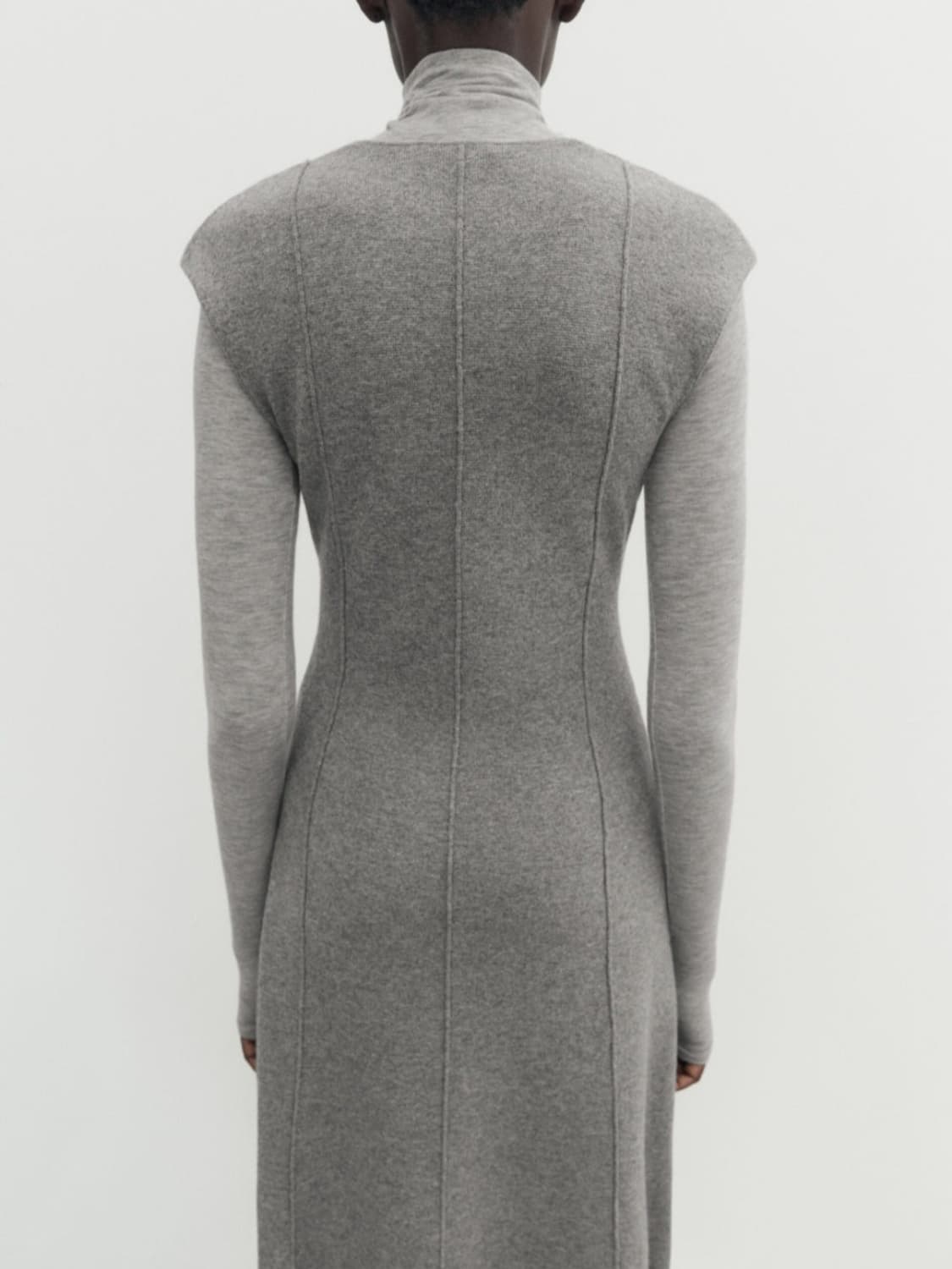 마시모두띠 스티치 디테일 플레어 롱원피스 M사이즈 상품이미지4