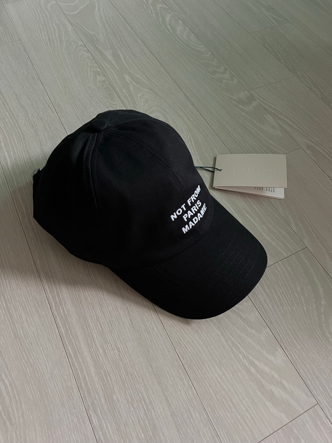 드롤드무슈 NFPM 블랙 로고 볼캡 새제품 상품이미지1