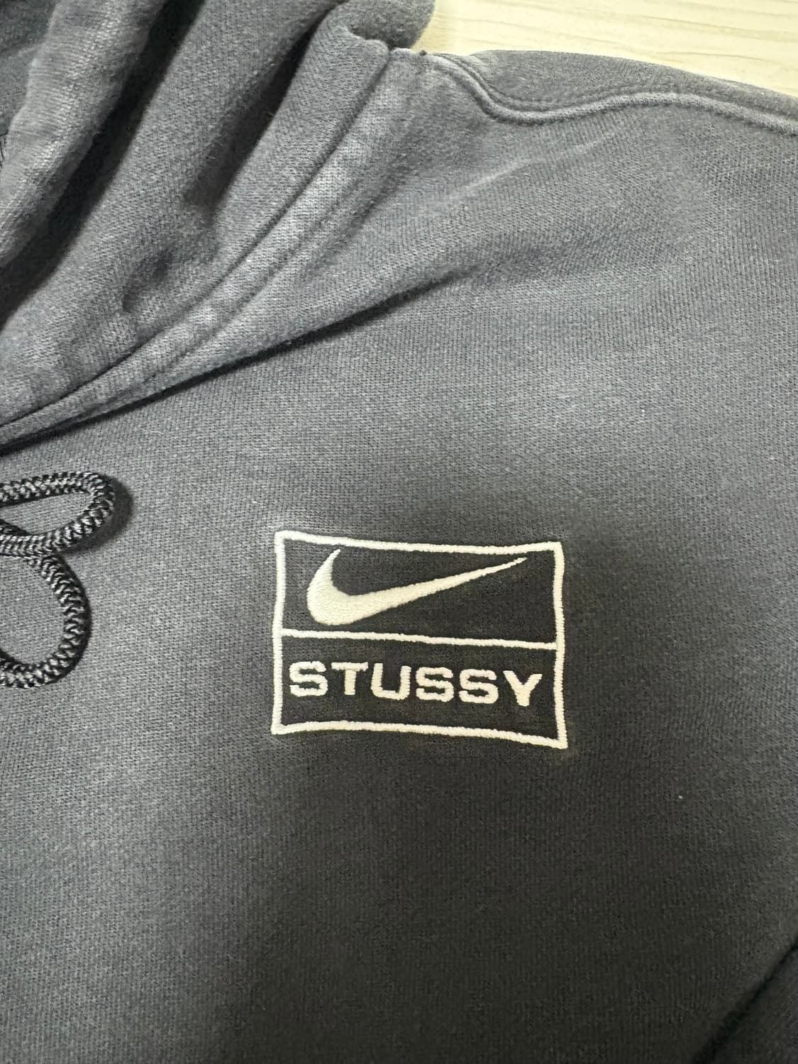 나이키 스투시 후드티 블랙 L 상품이미지5