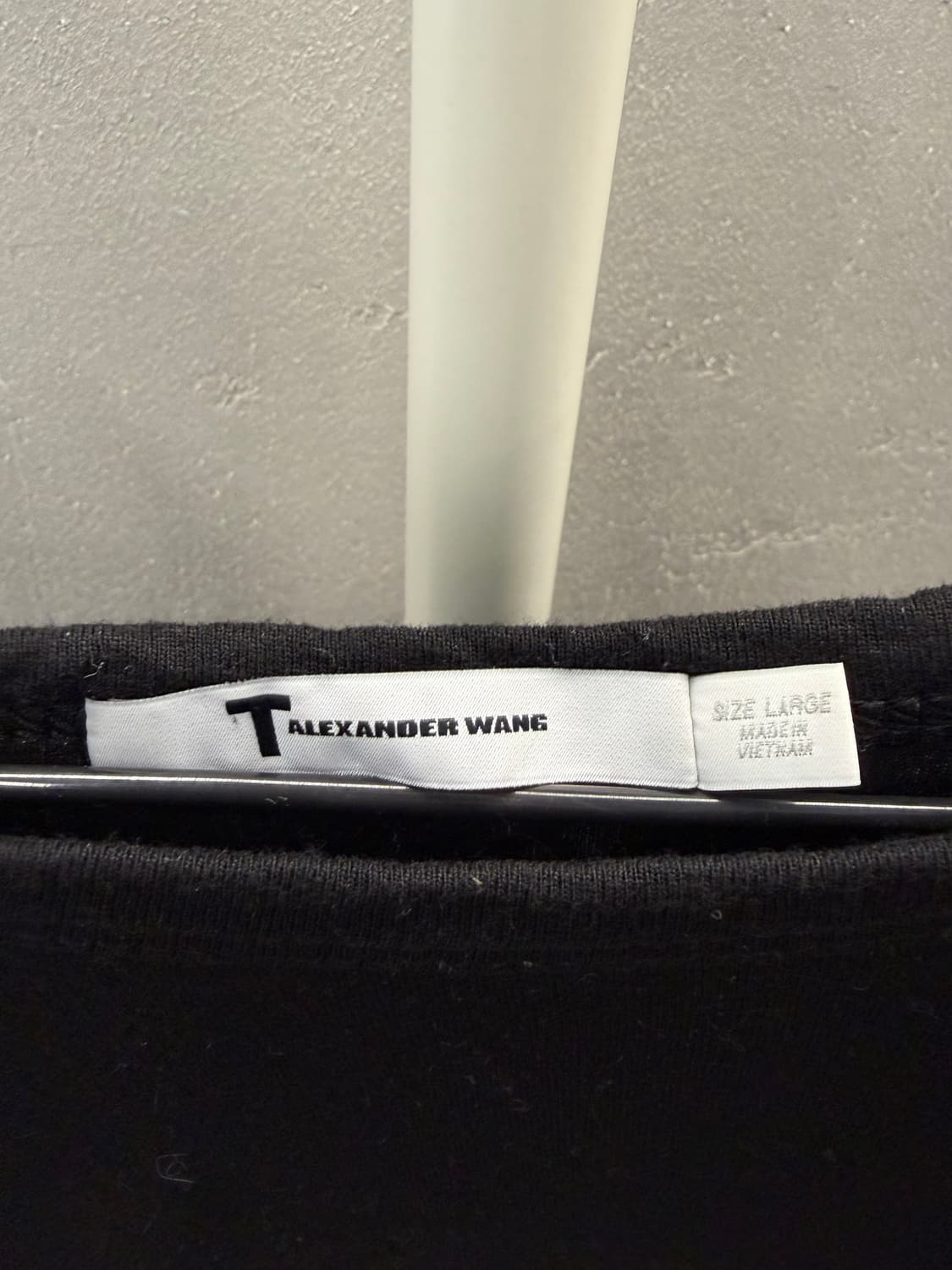 알렉산더 왕 블랙 롱 슬리브 티셔츠 L 상품이미지4