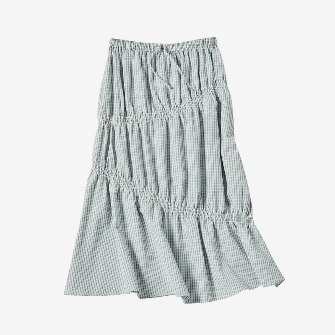 꼬모니노즈 W COMO SKIRT [BLUE] 상품이미지1