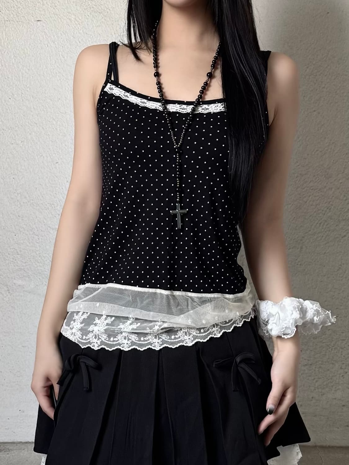Dot sleeveless 상품이미지1
