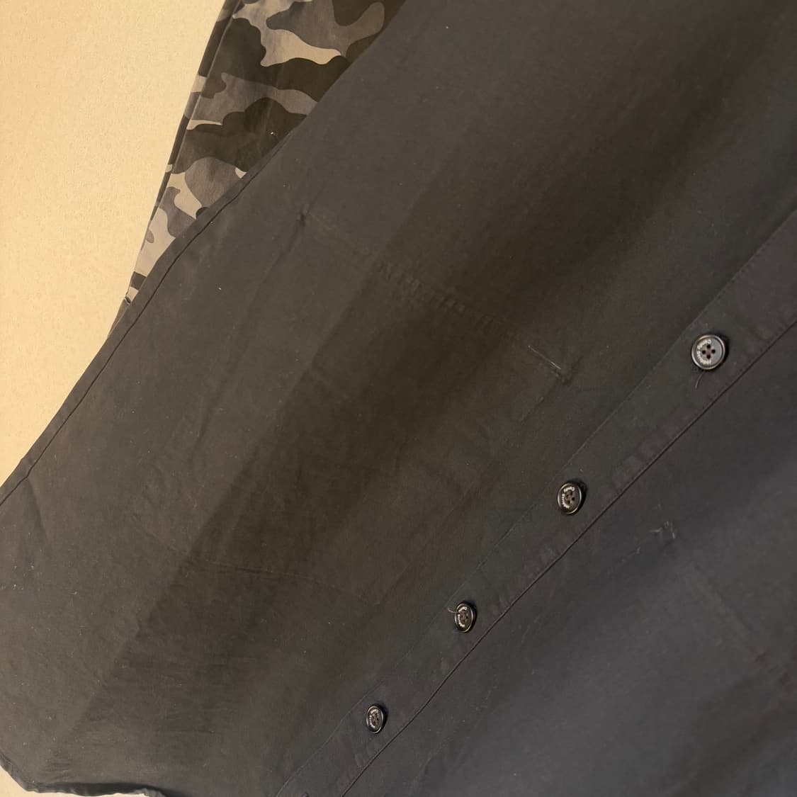 새제품 일본 스트릿 브랜드 카모 블랙 셔츠 2 사이즈 캔디스트리퍼 상품이미지9