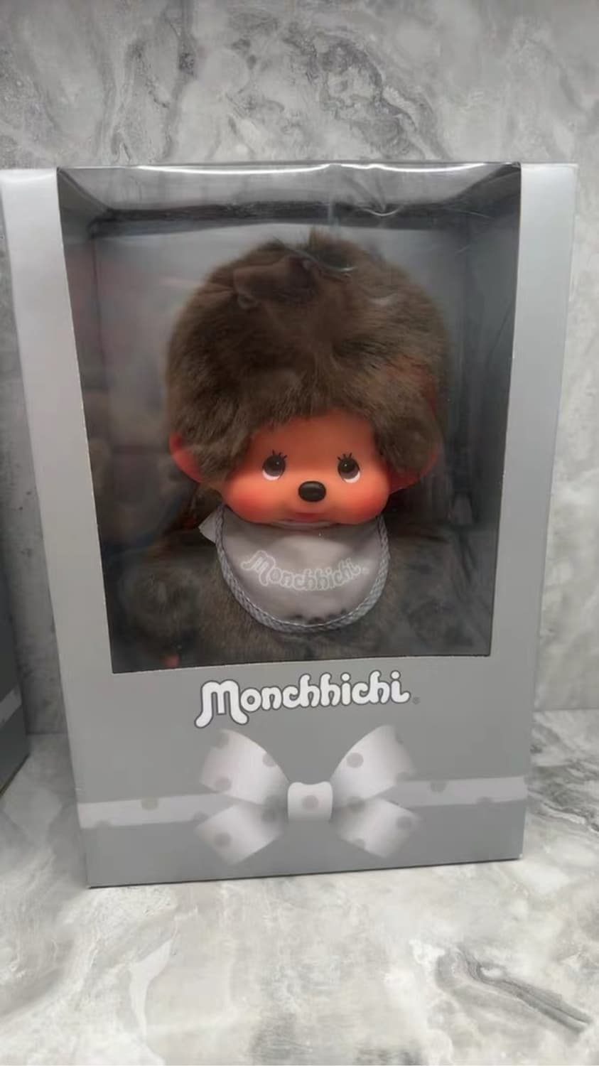 몬치치 실버 턱받이 인형 기프트 박스 상품이미지1