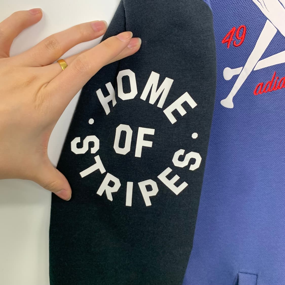 아디다스 패치 코튼 바시티 자켓 상품이미지5