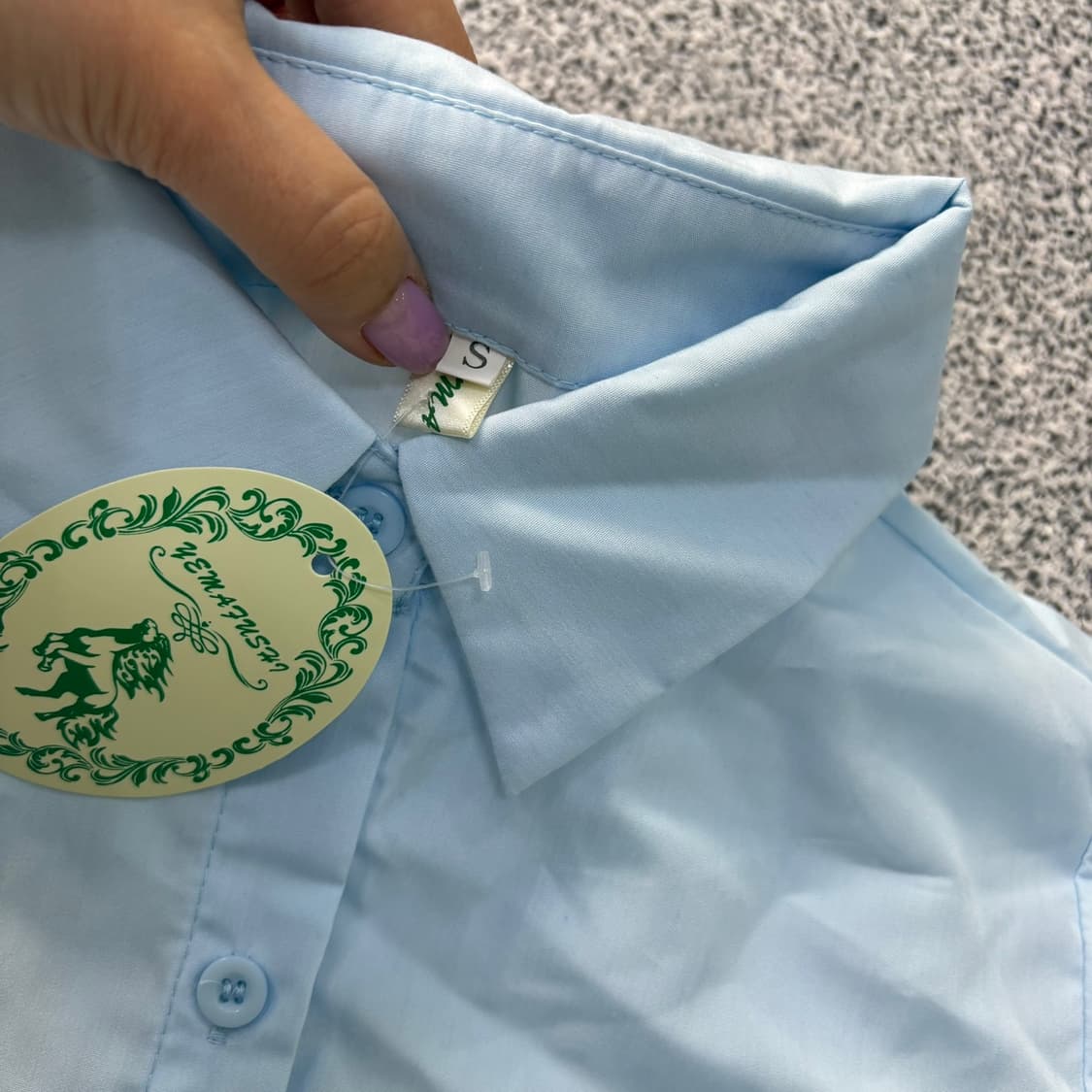S 빈티지 새상품 여아 반팔 블라우스 셔츠 0504J 상품이미지2