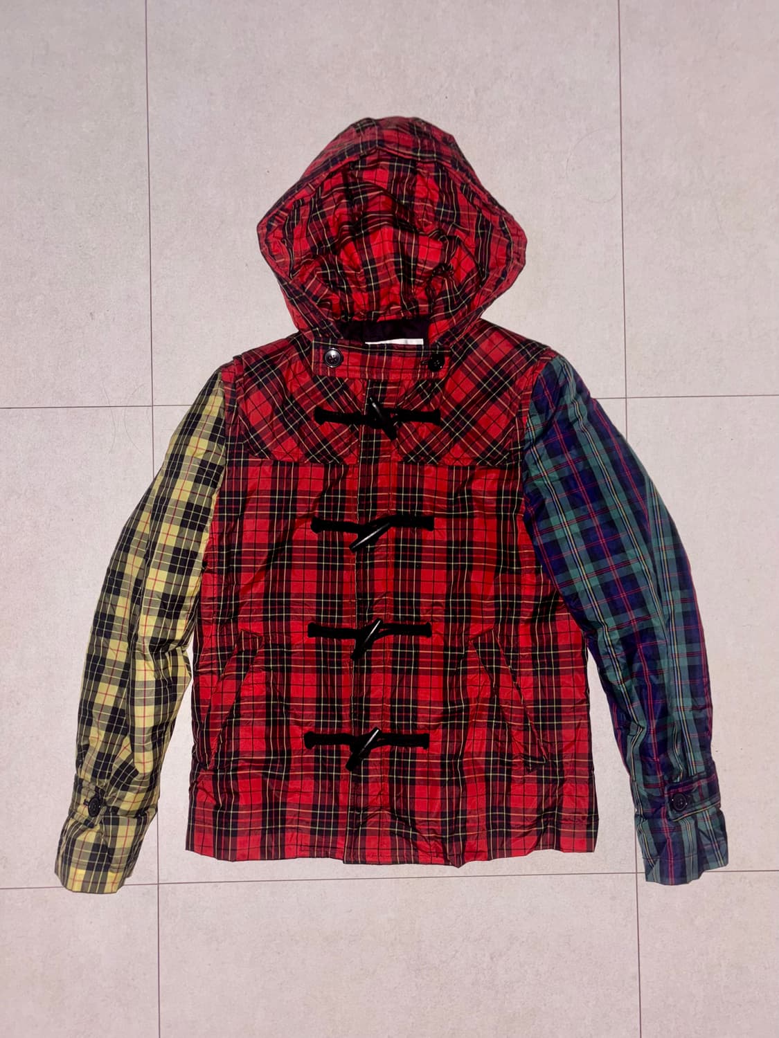꼼데가르송 셔츠 멀티 체크 패딩 상품이미지1