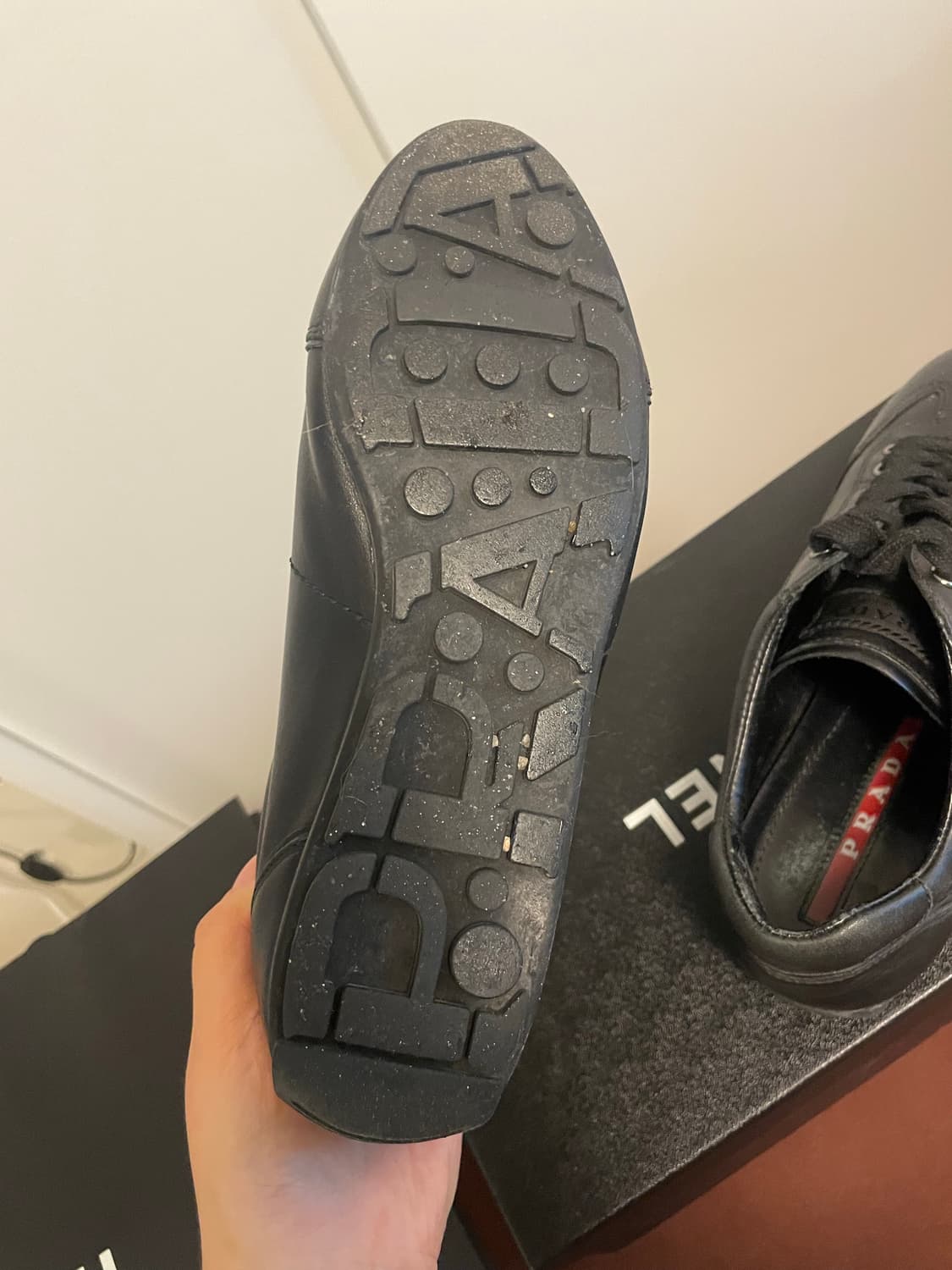 프라다 스포츠 레더 스니커즈 36 상품이미지4