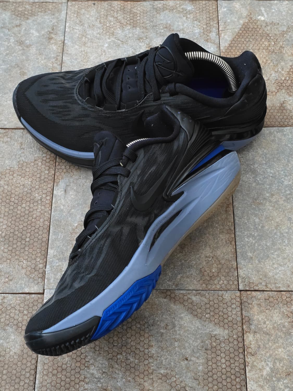 (260)나이키 에어 줌 gt 컷 2 블랙 레이서 블루 상품이미지5