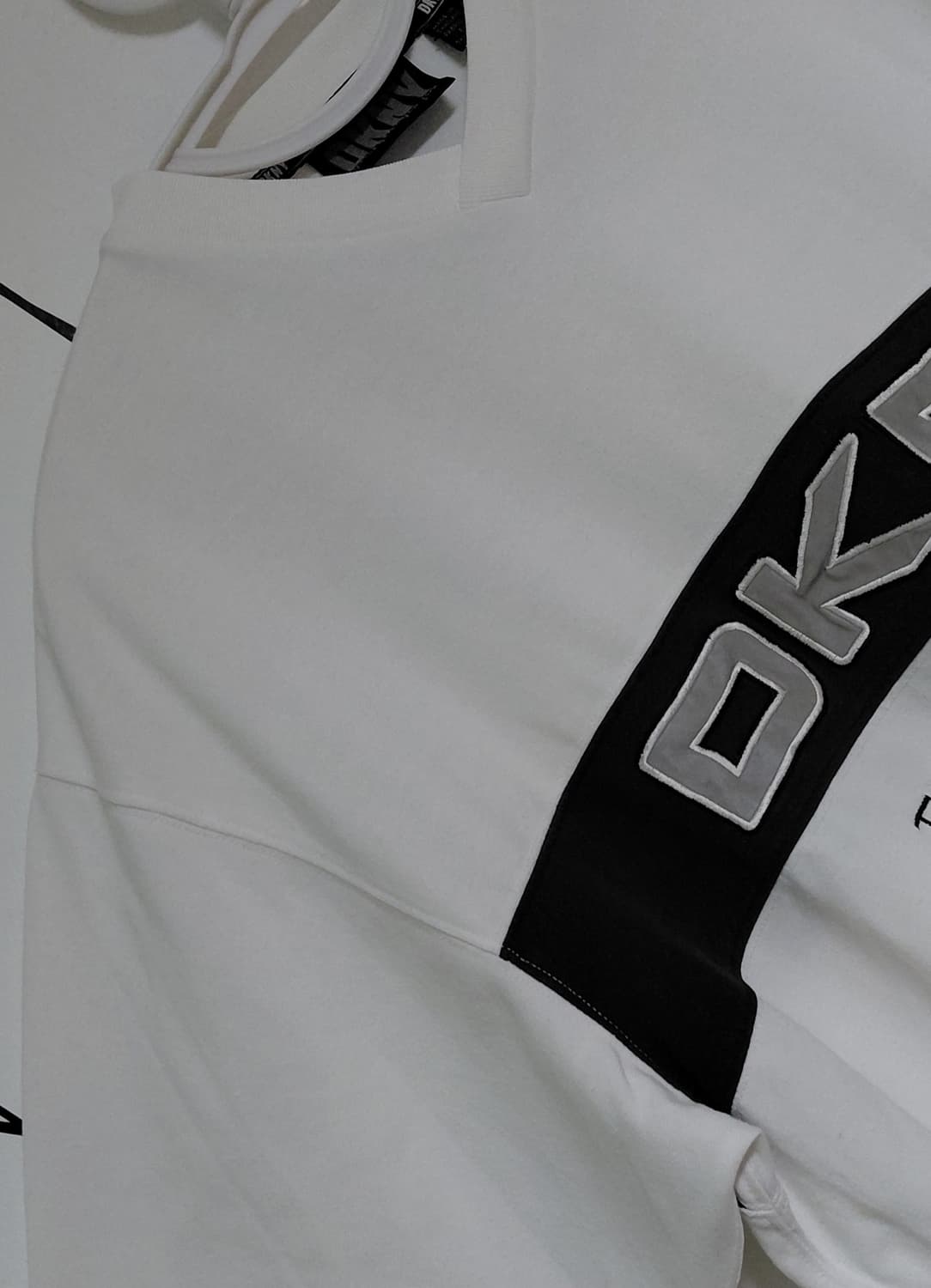 [105] 90s-00s DKNY TECHSYSTEM V넥 롱슬리브 상품이미지2