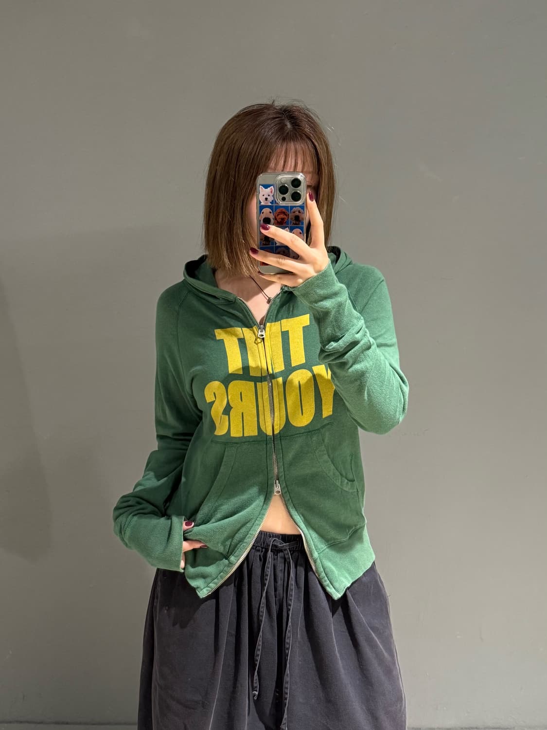 “TMT YOURS" back numbering hood zip-up 상품이미지2