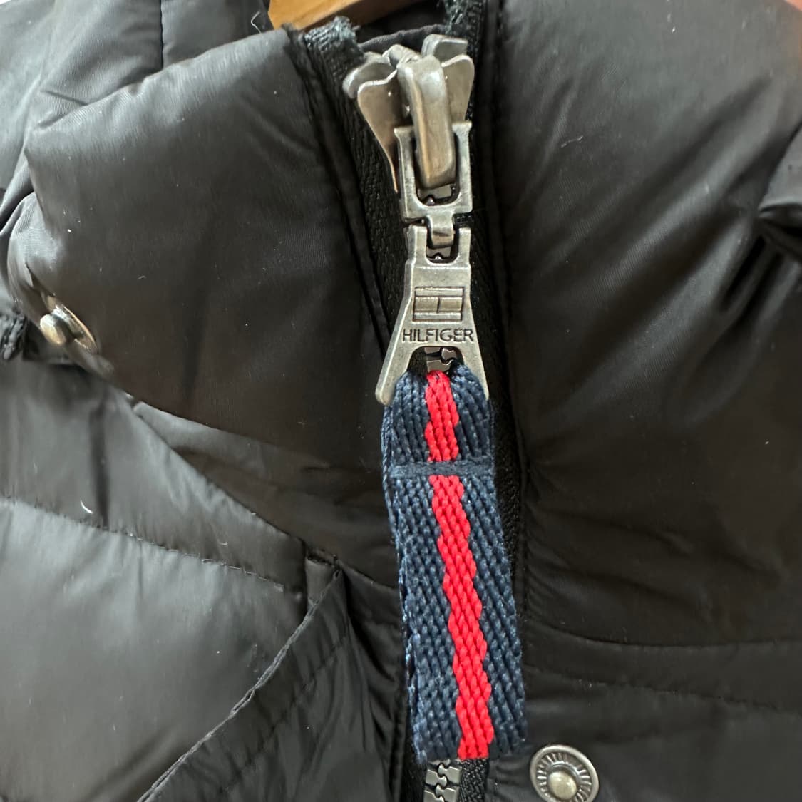 TOMMY 타미힐피거 여성 벨티드 롱 다운 패딩 XL 후드형 J24 상품이미지7