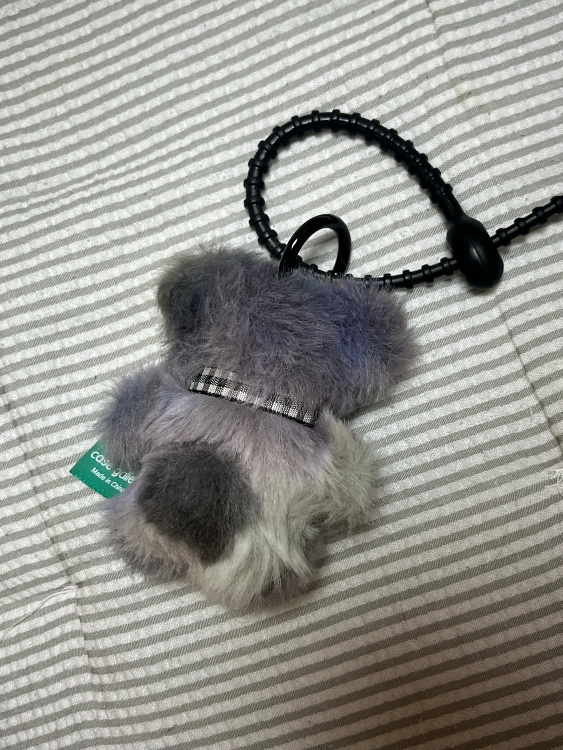 와사비베어 곰인형 키링 블랙 상품이미지2