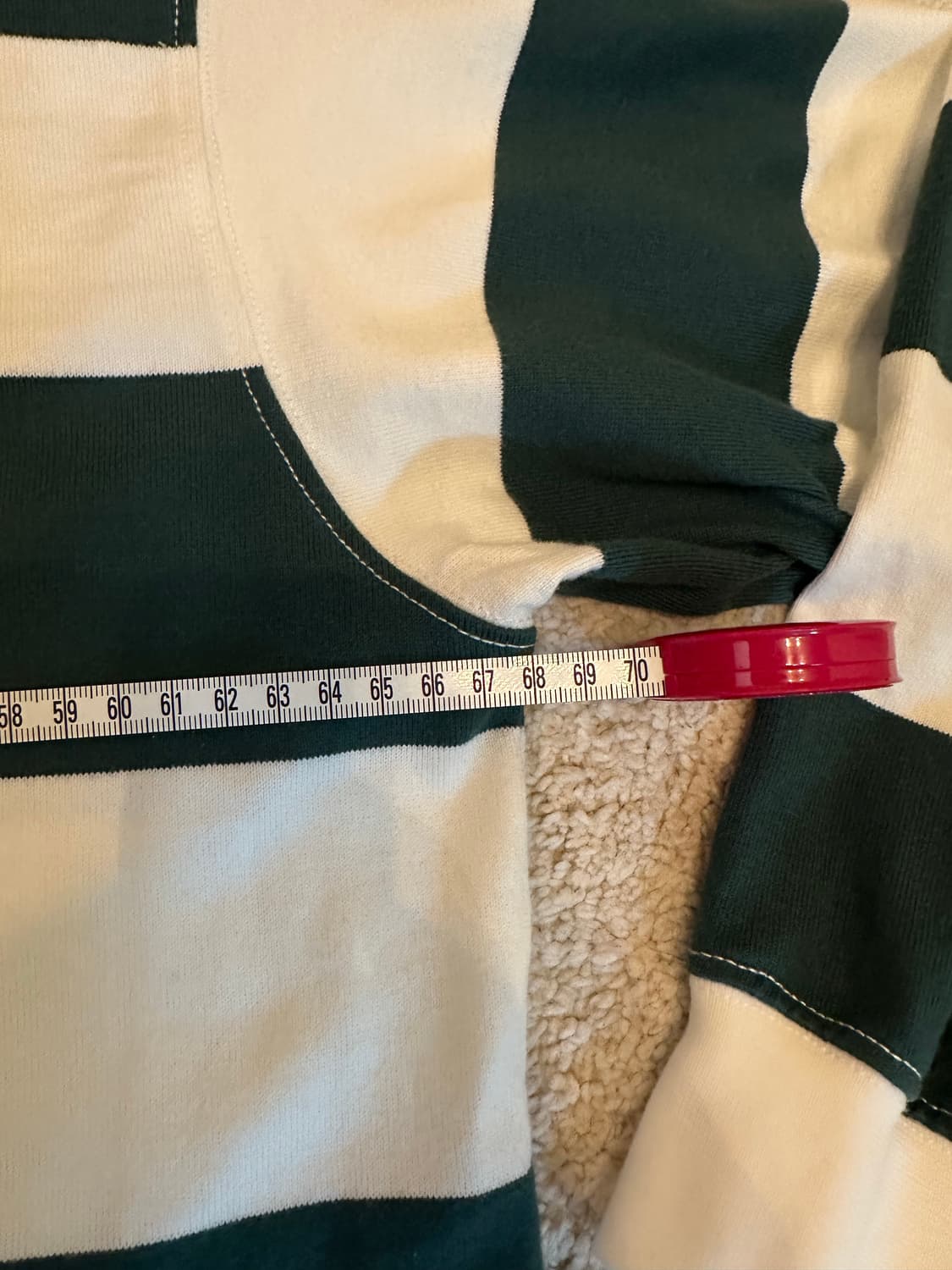 몽클레르 x 팜 엔젤스 스트라이프 롱슬리브 폴로 셔츠 상품이미지6