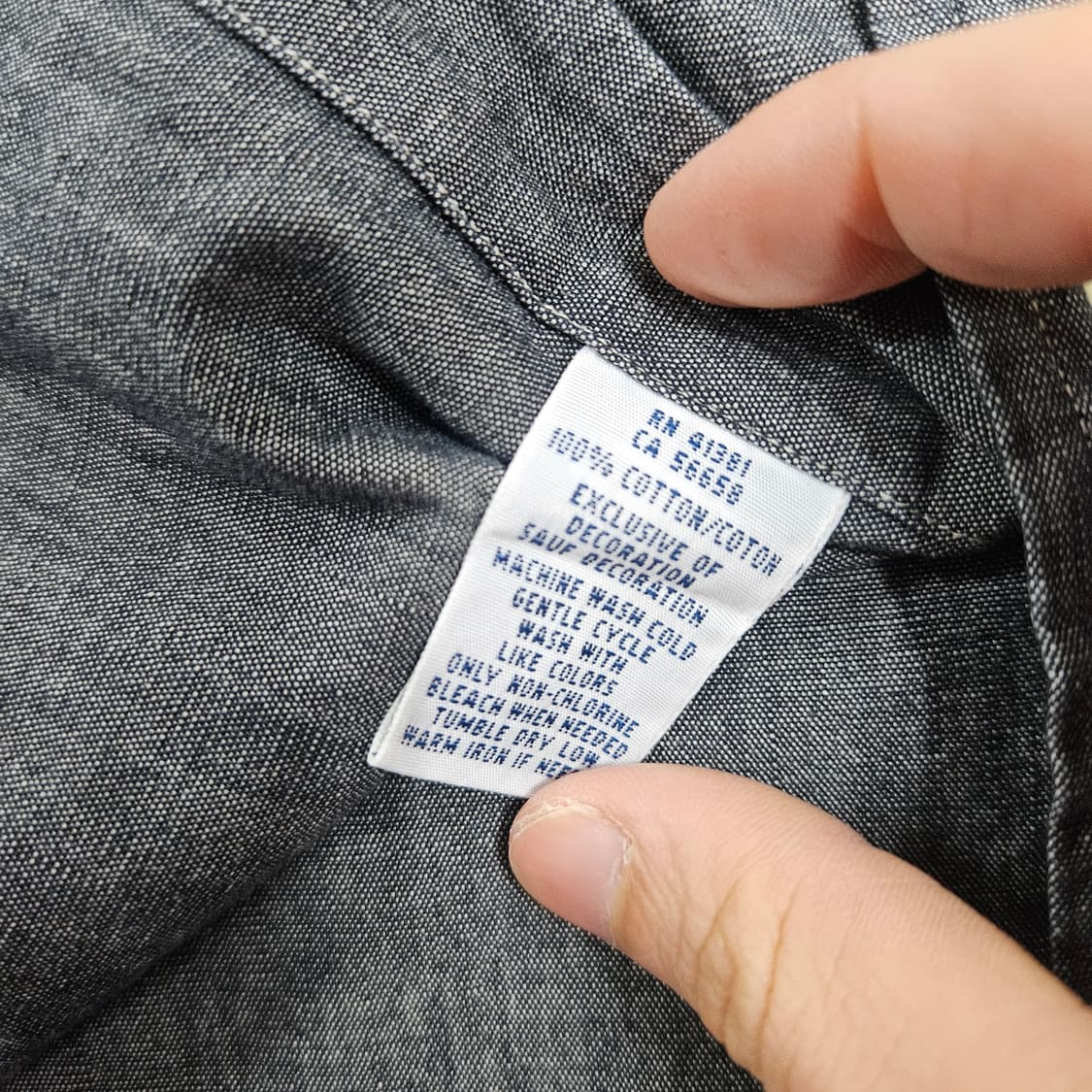 폴로 랄프 로렌 신형 샴브레이 셔츠 M 상품이미지5