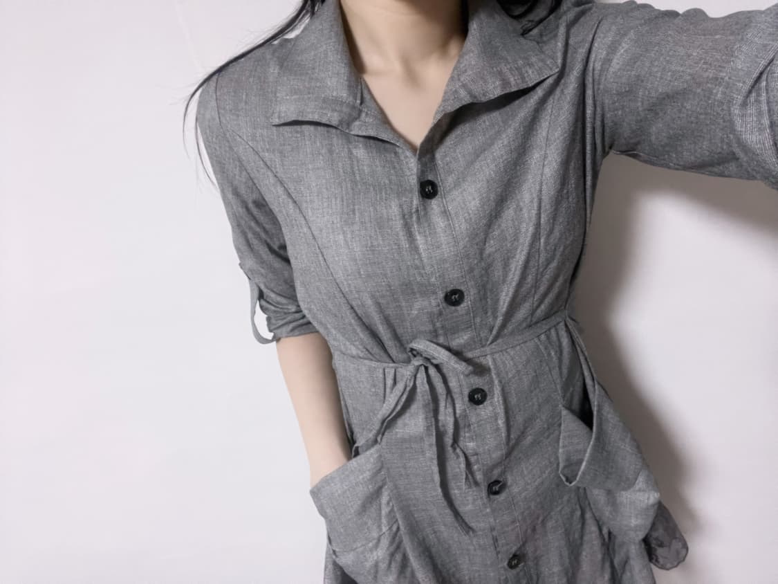 lace shirt dress 상품이미지3