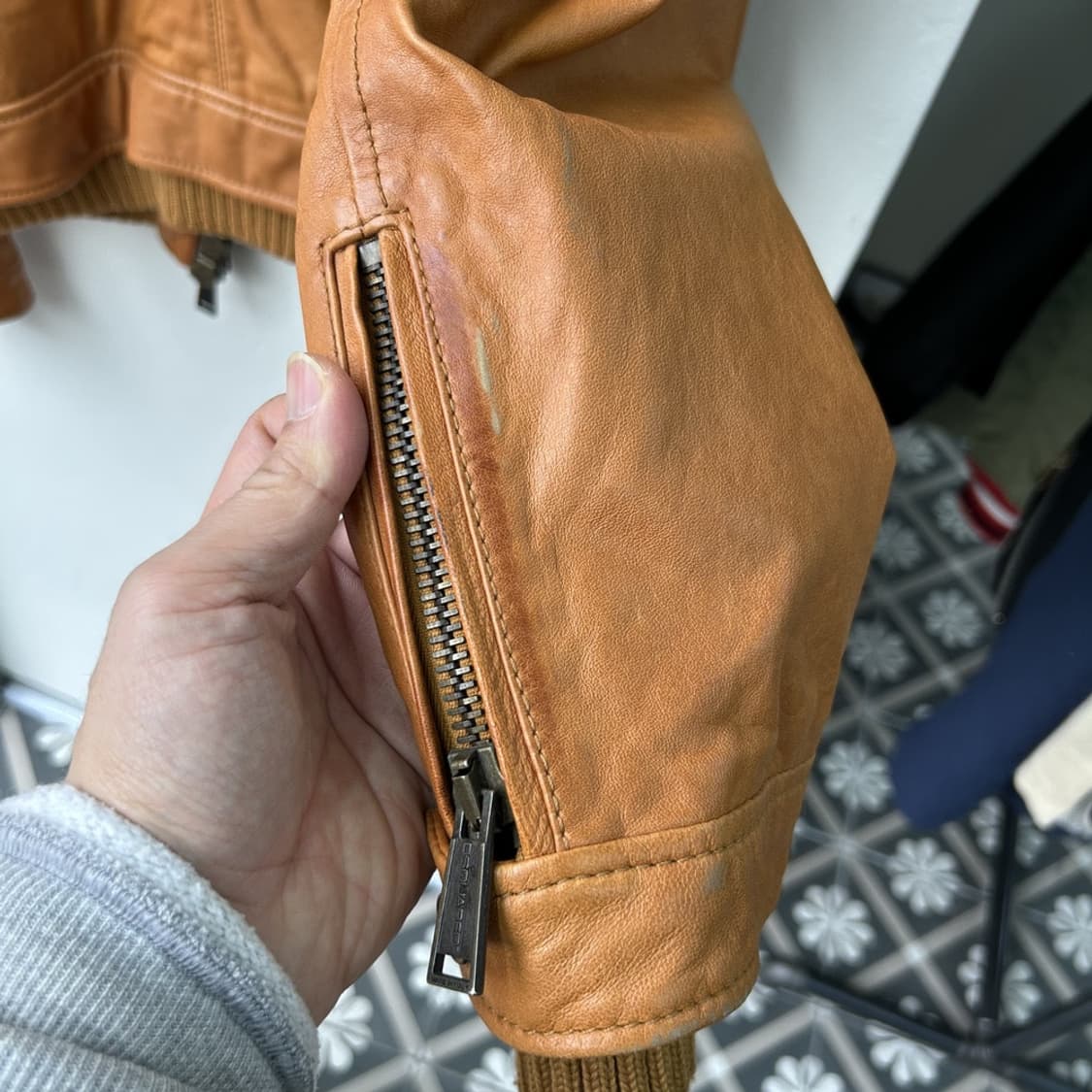 15907 - 디스퀘어드2 레더 자켓 상품이미지9