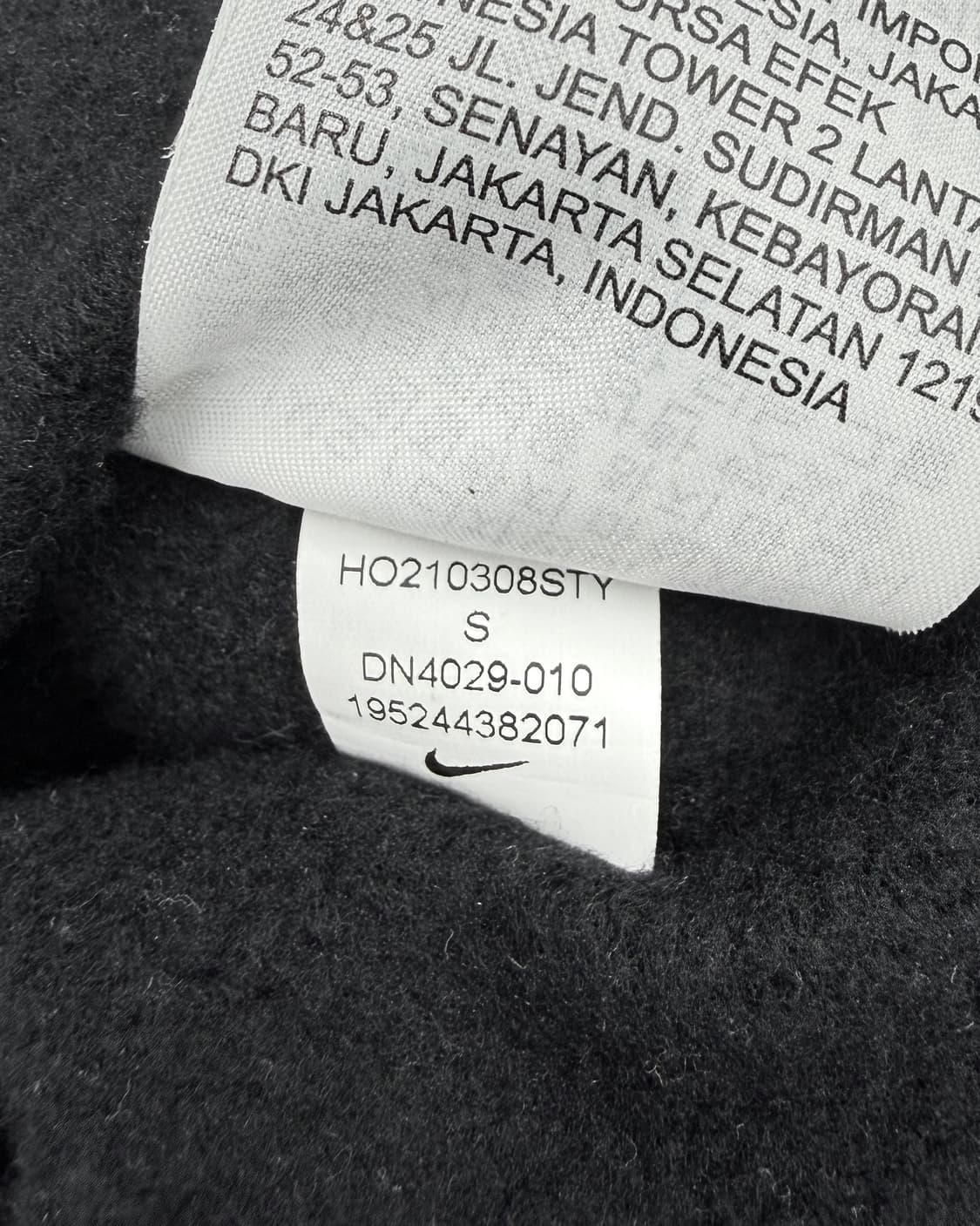 나이키 NRG 스투시 나투시 스톤 워시드 스웻 후드티 블랙 상품이미지7