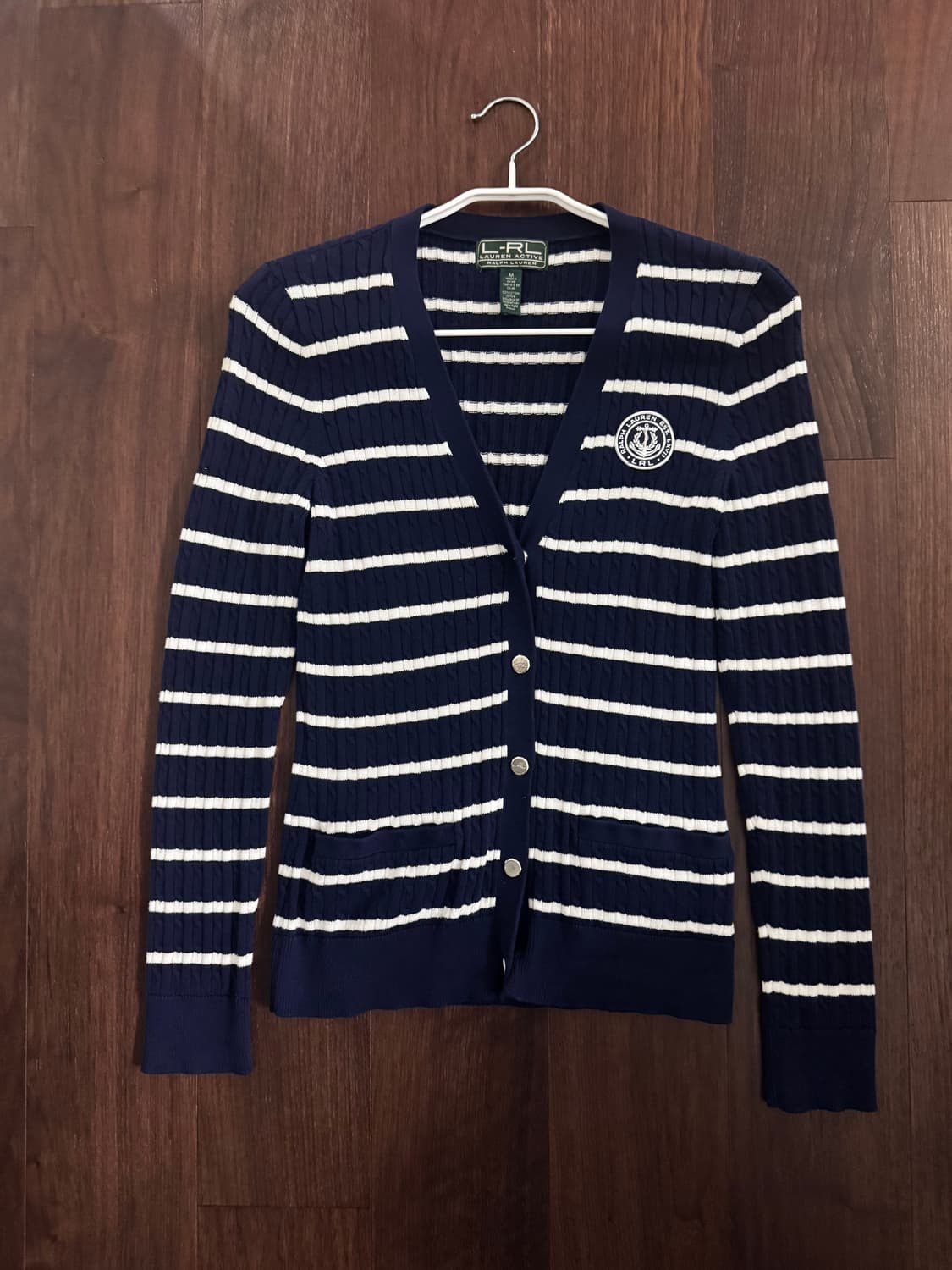 로렌 랄프로렌 스트라이프 니트 가디건 상품이미지1