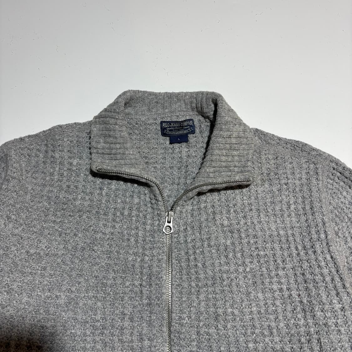 폴로 진스 그레이 니트 집업  상품이미지3