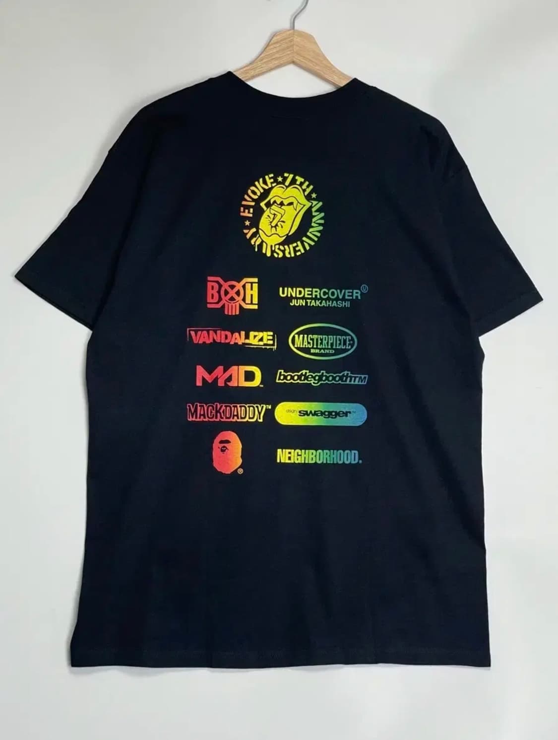 EVOKE 7주년 우라하라 베이프 언더커버 네이버후드 반팔 빈티지 티셔츠 상품이미지3