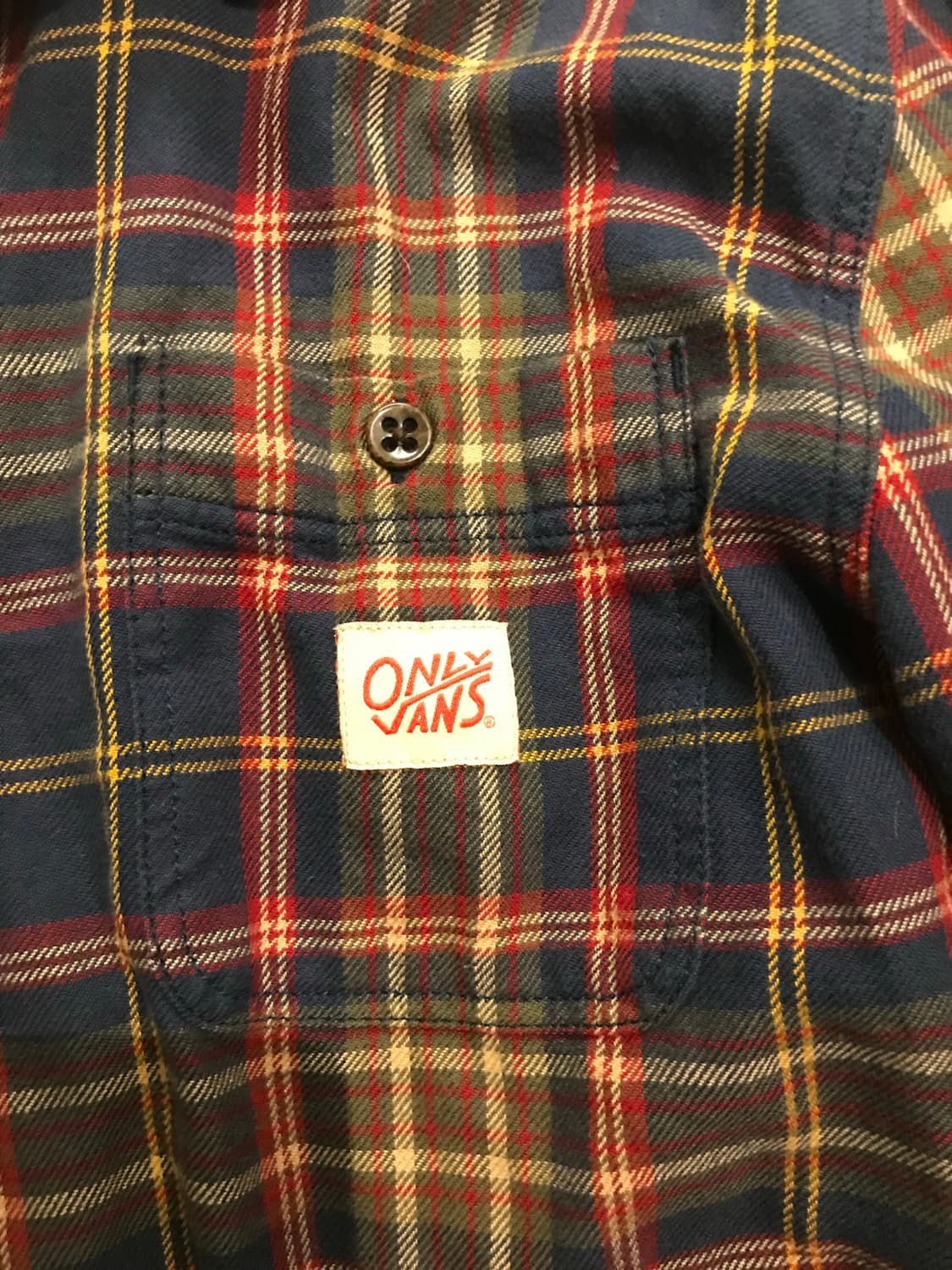 빈티지 반스 체크셔츠 상품이미지3