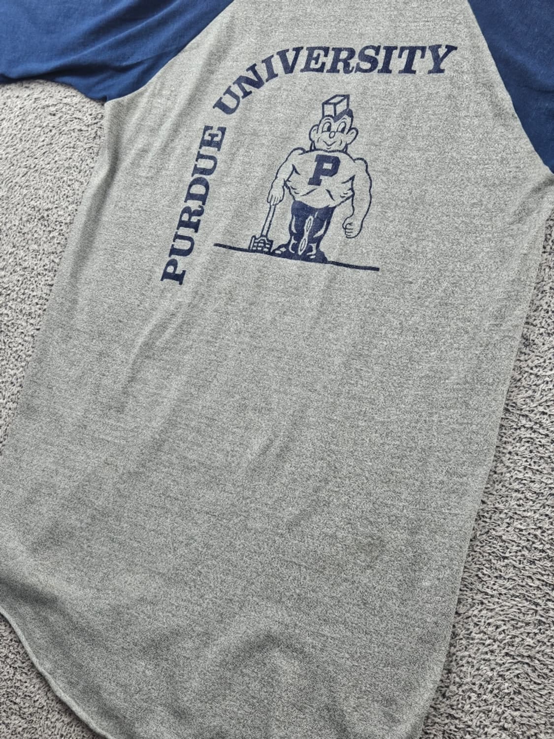 퍼듀 유니버시티 래글런 싱글스티치 롱 슬리브 ( XL ) / 11127 상품이미지9